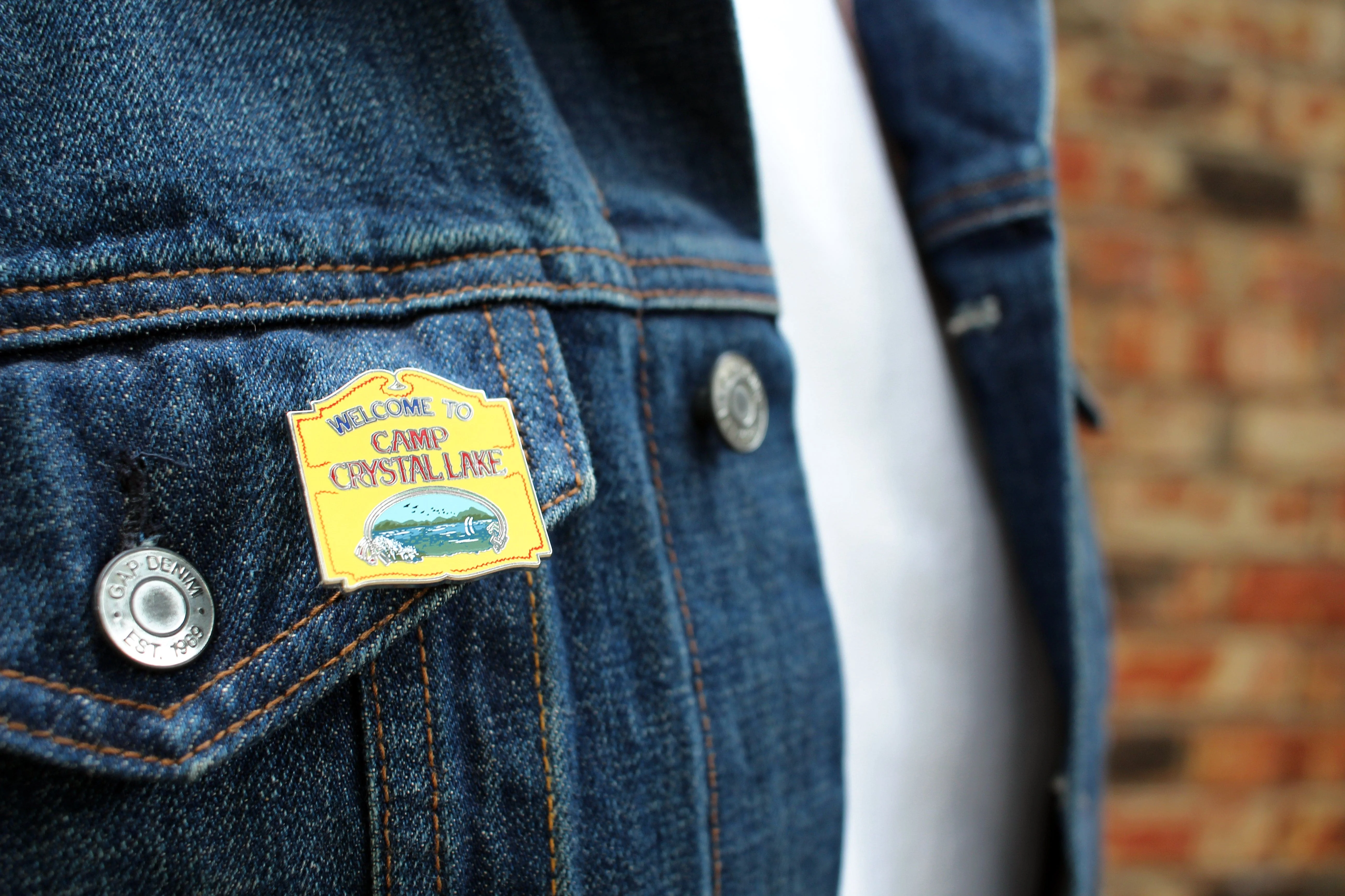 Camp Crystal Lake Enamel Pin - Image 3
