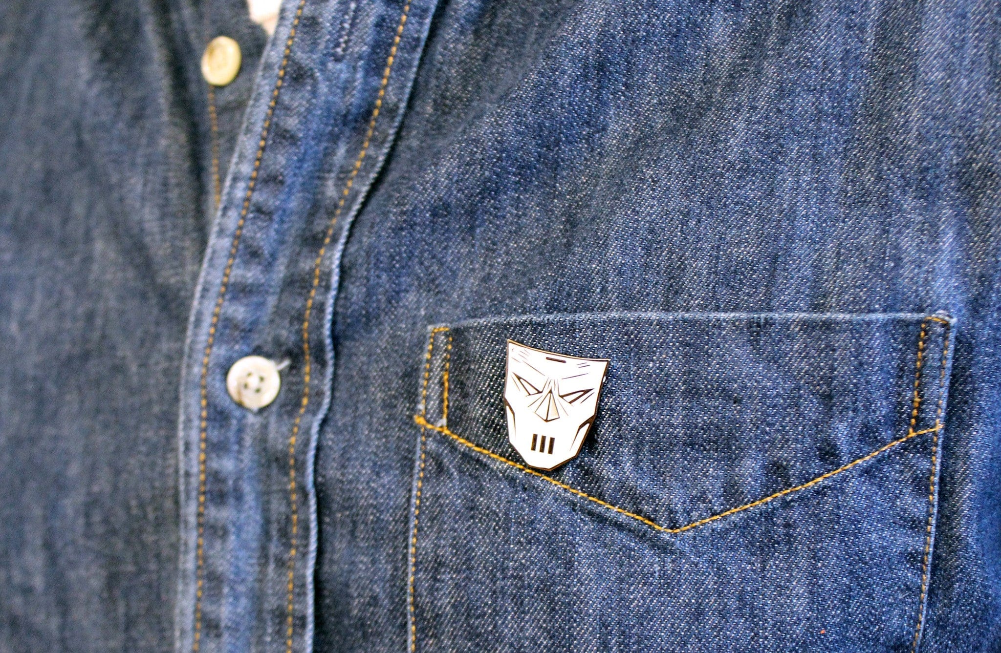 Casey Jones Enamel Pin - Image 2