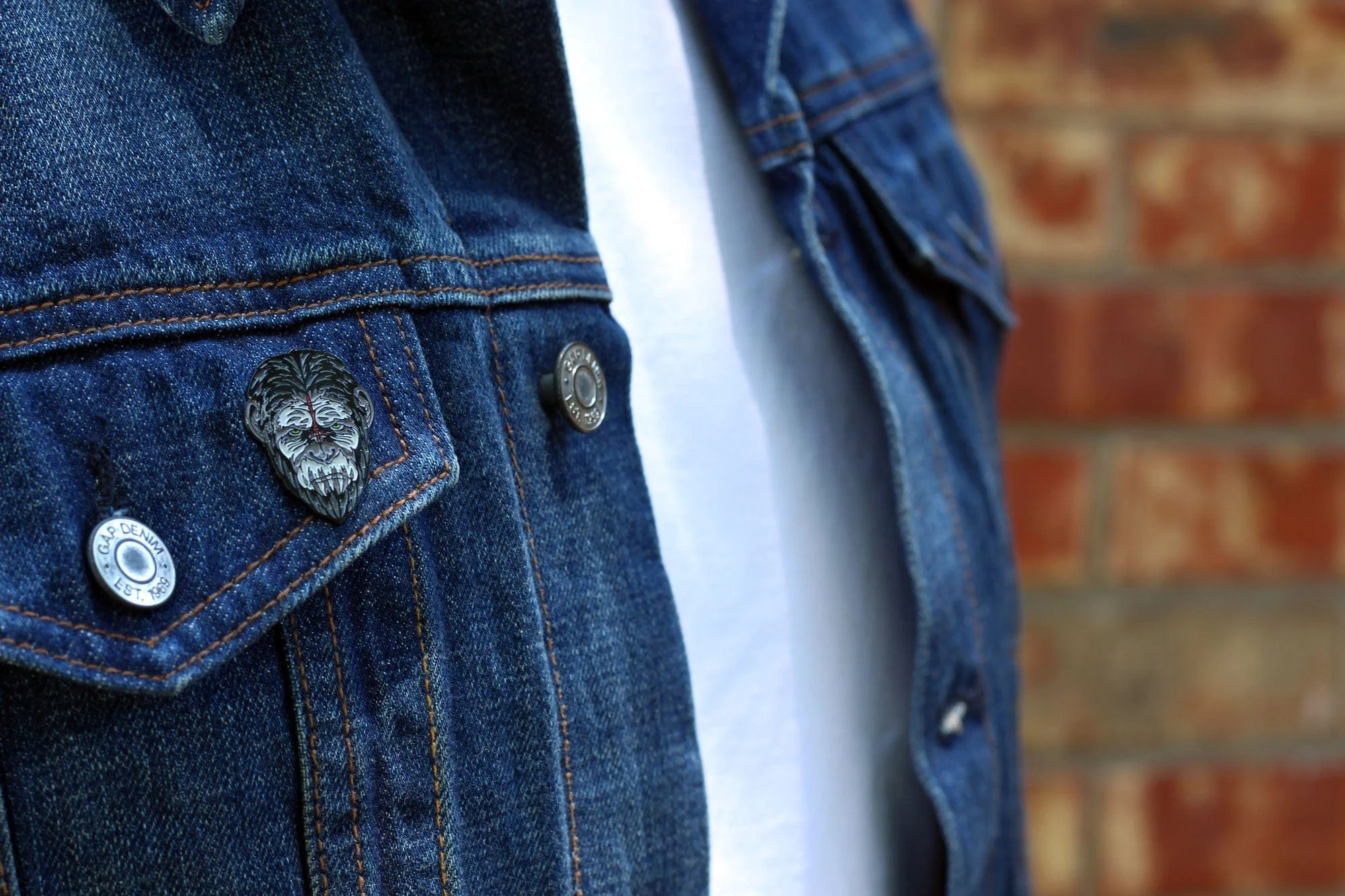 Caesar Enamel Pin - Image 3