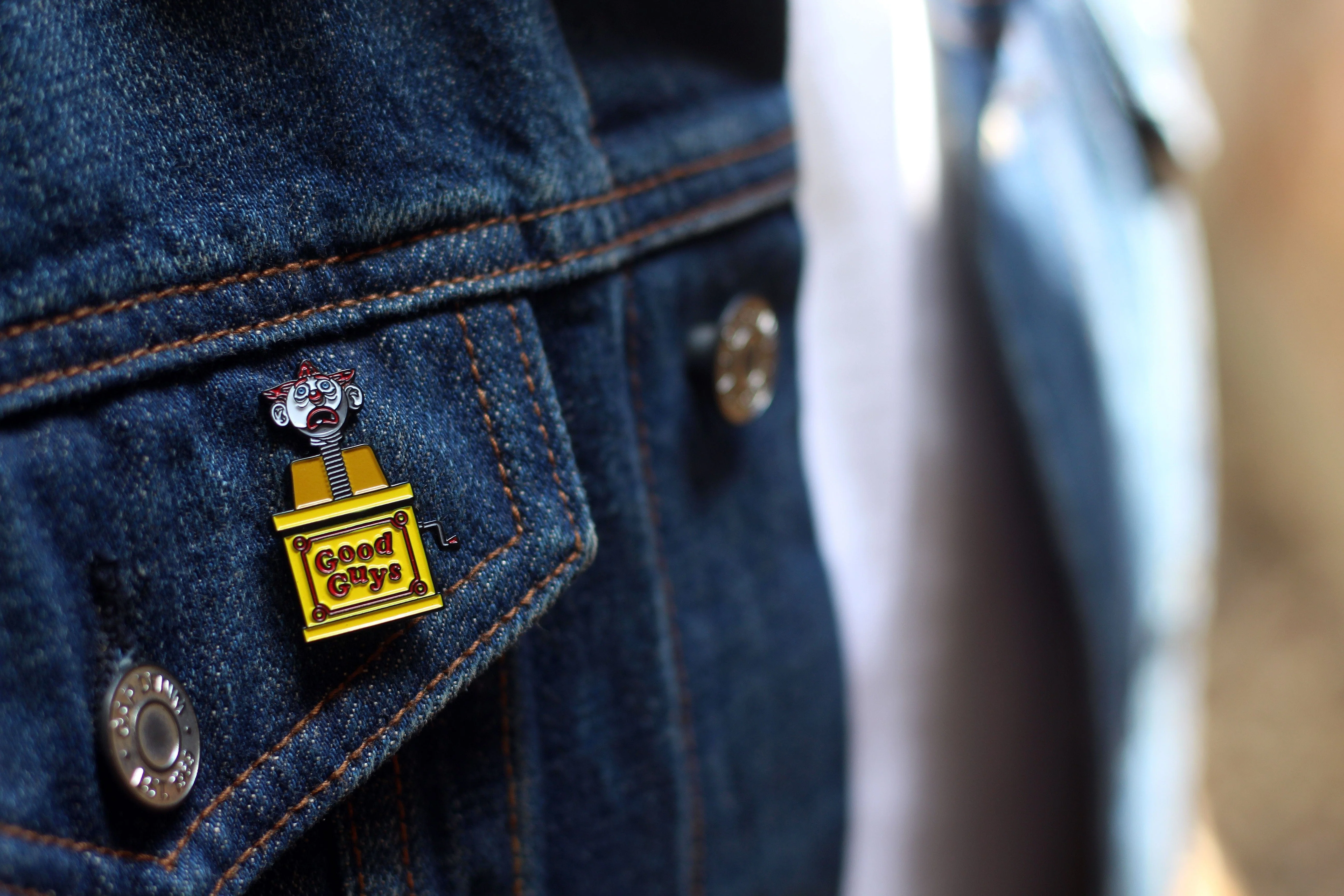 Jack in the Box Enamel Pin - Image 3