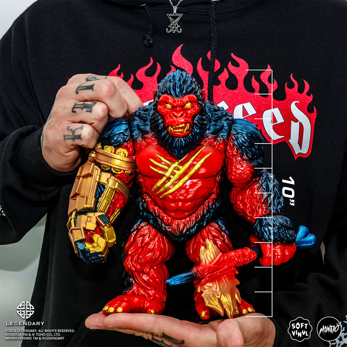 Godzilla x Kong: The New Empire - Kong Soft Vinyl Figure - Retro Titan Variant - Image 5