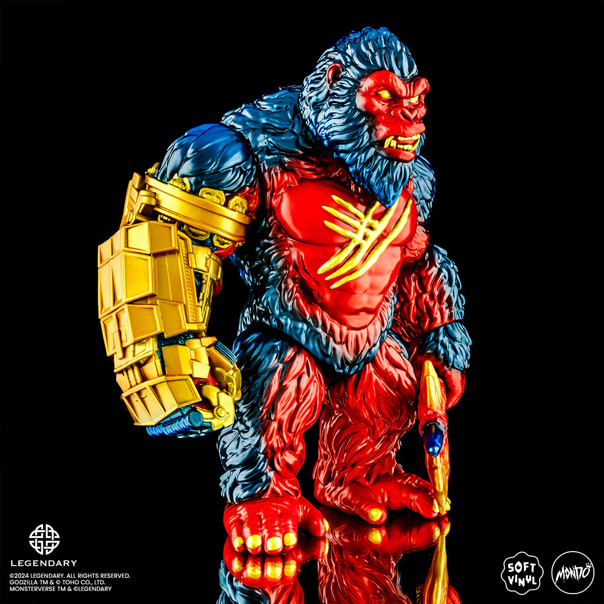 Godzilla x Kong: The New Empire - Kong Soft Vinyl Figure - Retro Titan Variant - Image 6