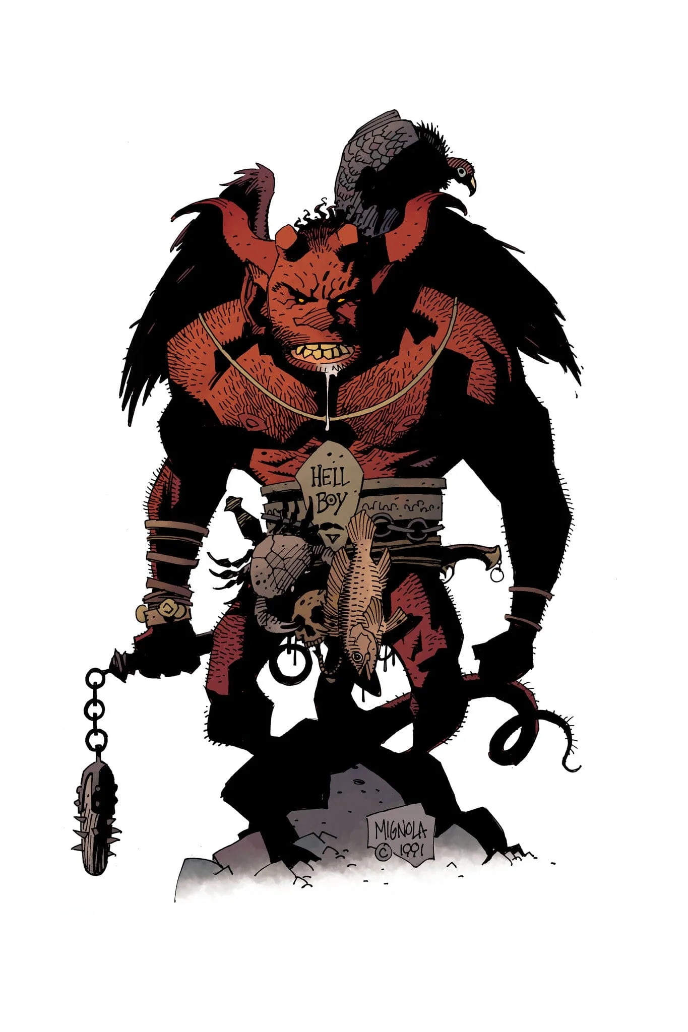 The First Hellboy Statue (Red Version) - Image 10