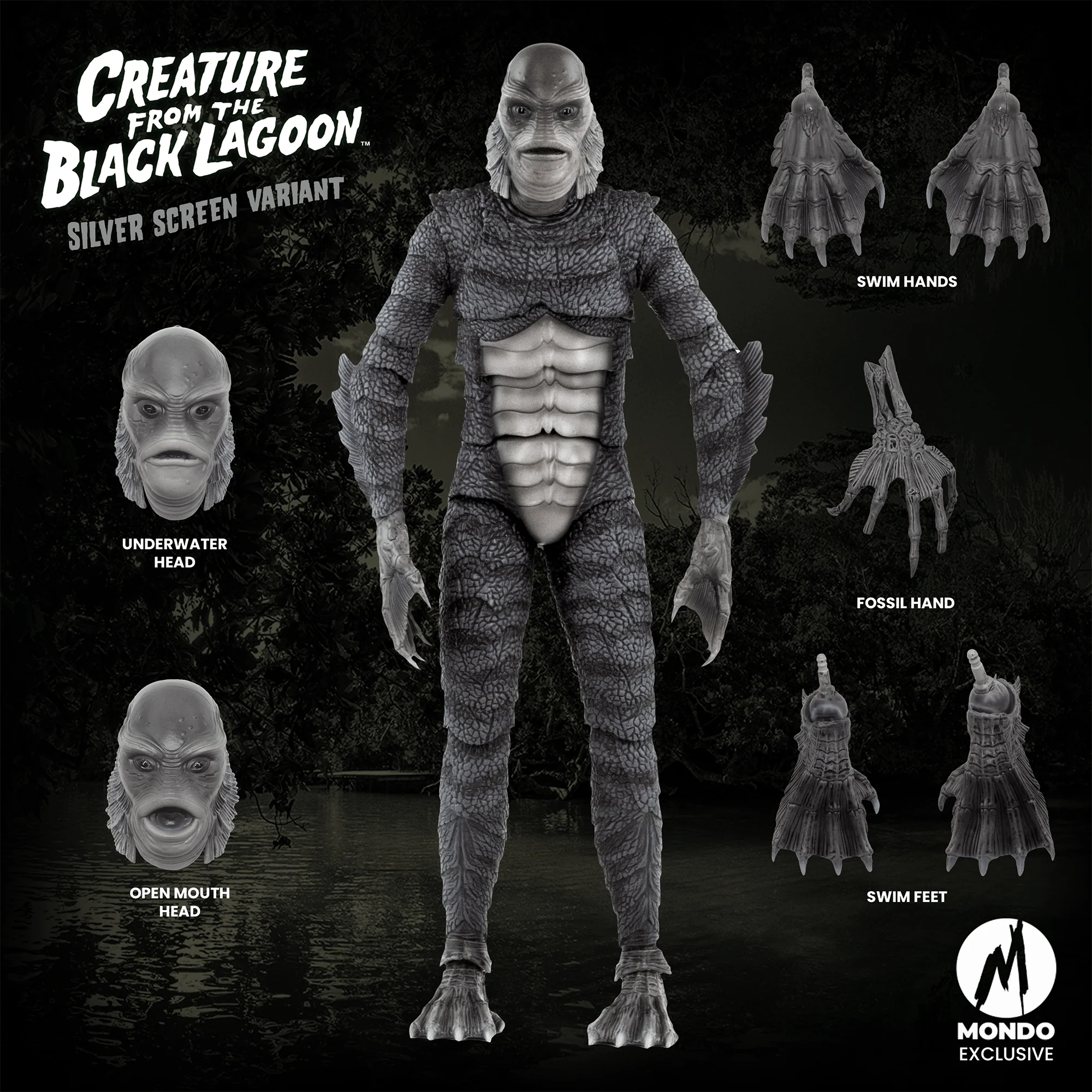 Creature from the Black Lagoon 1/6 Scale Figure - Silver Screen Variant - Image 2