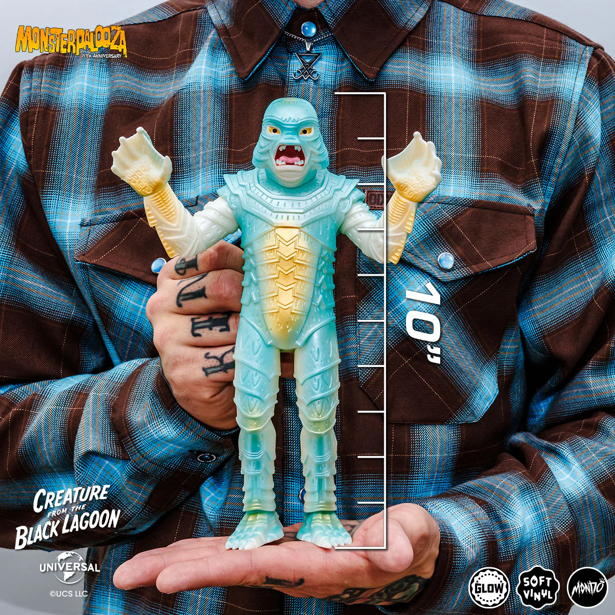 Creature From The Black Lagoon - Vinyl Designer Figure by Attack Peter - Glow in the Dark Variant - Image 3