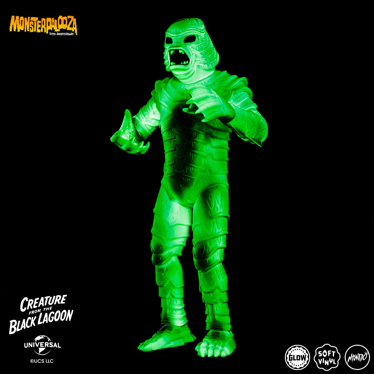 Creature From The Black Lagoon - Vinyl Designer Figure by Attack Peter - Glow in the Dark Variant - Image 4