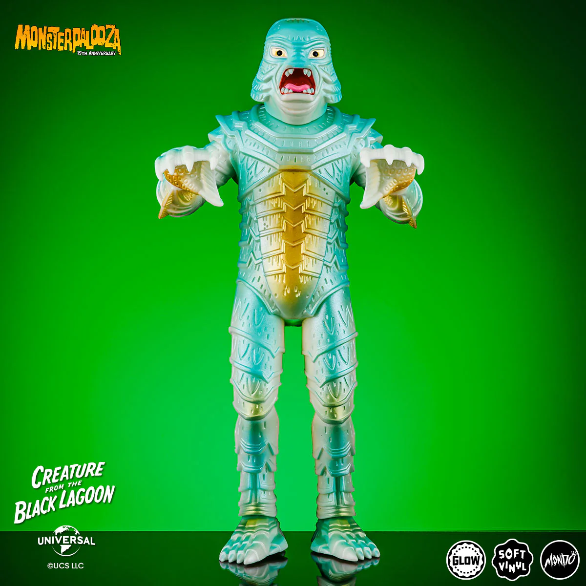 Creature From The Black Lagoon - Vinyl Designer Figure by Attack Peter - Glow in the Dark Variant - Image 5