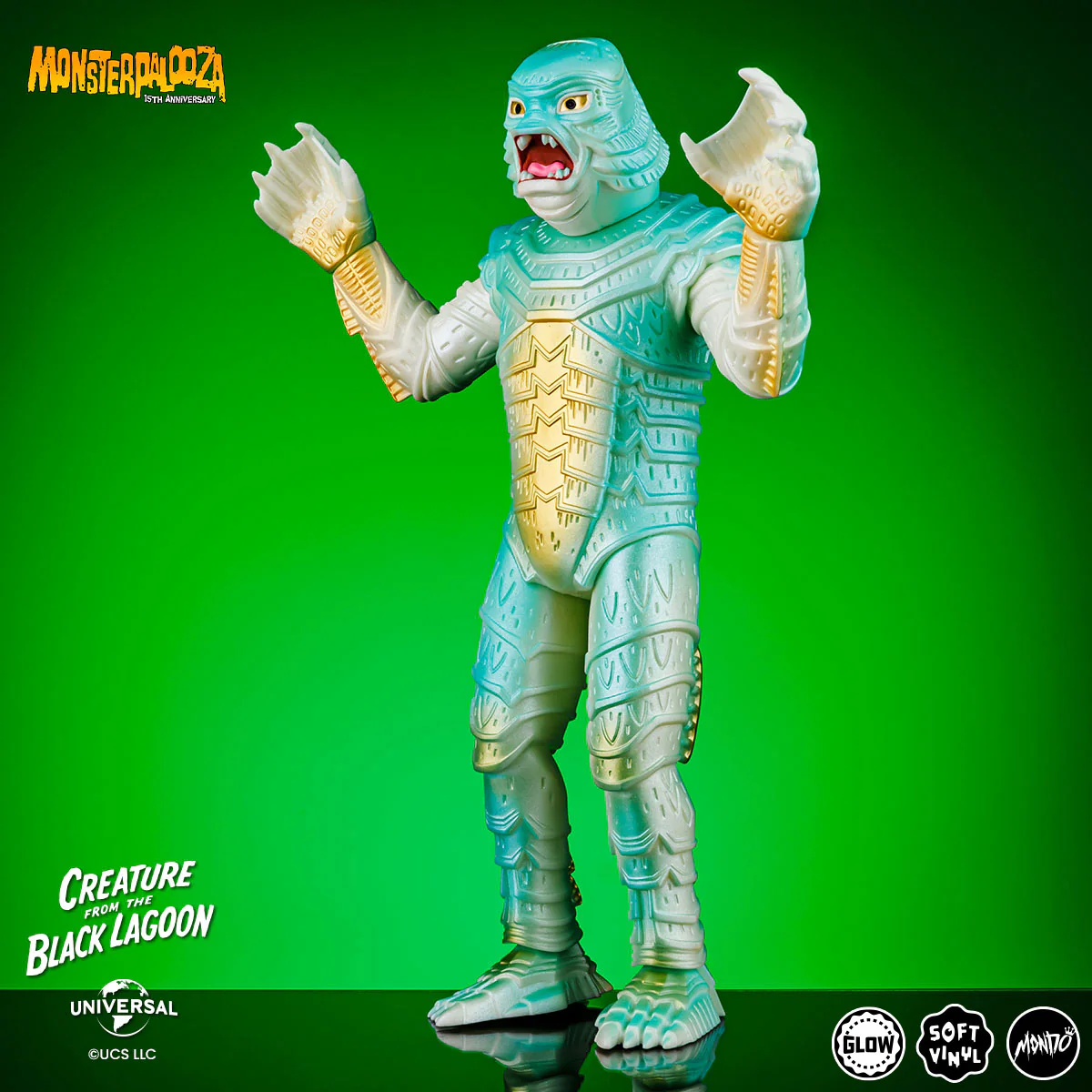 Creature From The Black Lagoon - Vinyl Designer Figure by Attack Peter - Glow in the Dark Variant - Image 6