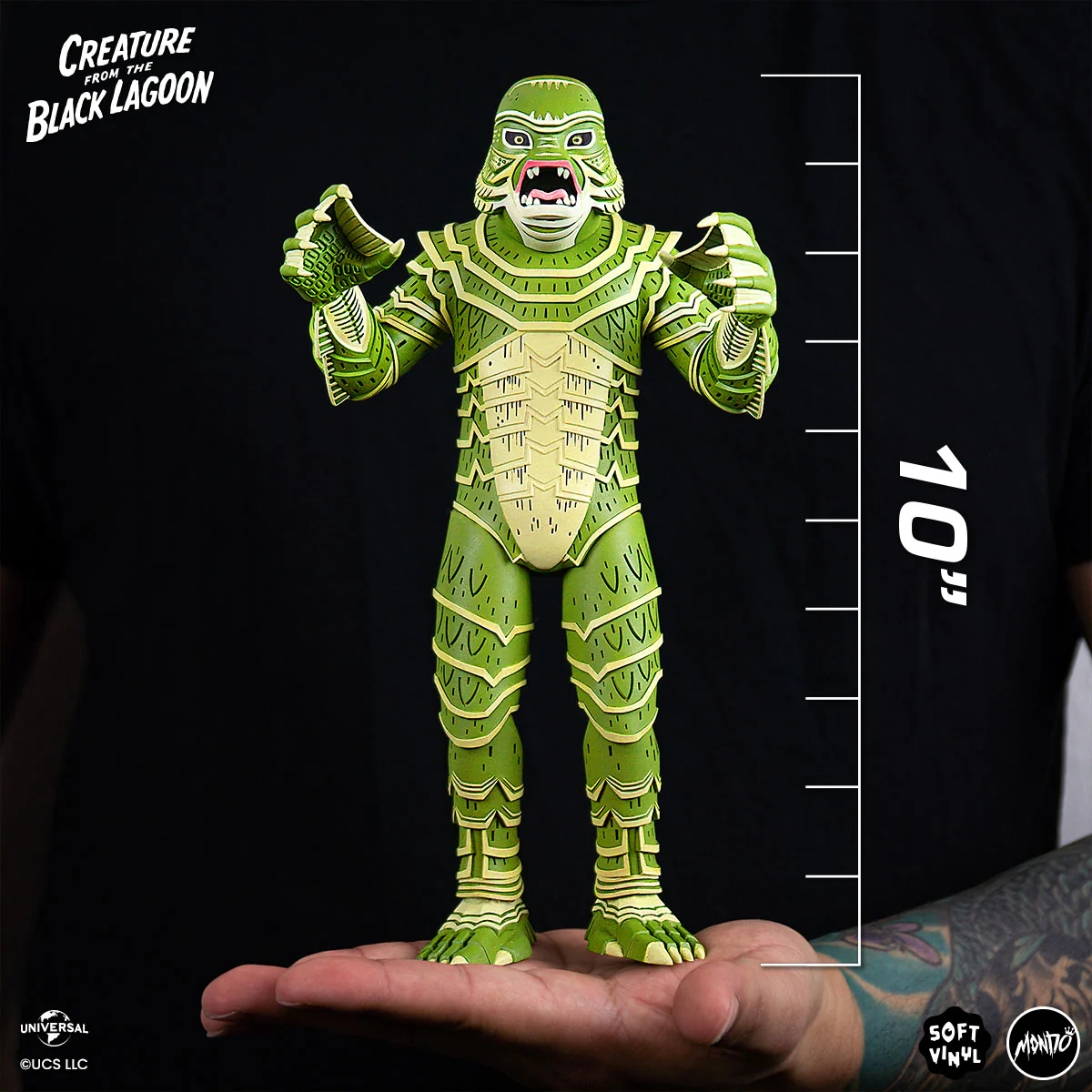 Creature From The Black Lagoon - Vinyl Designer Figure by Attack Peter - Green Timed Edition Variant - Image 3