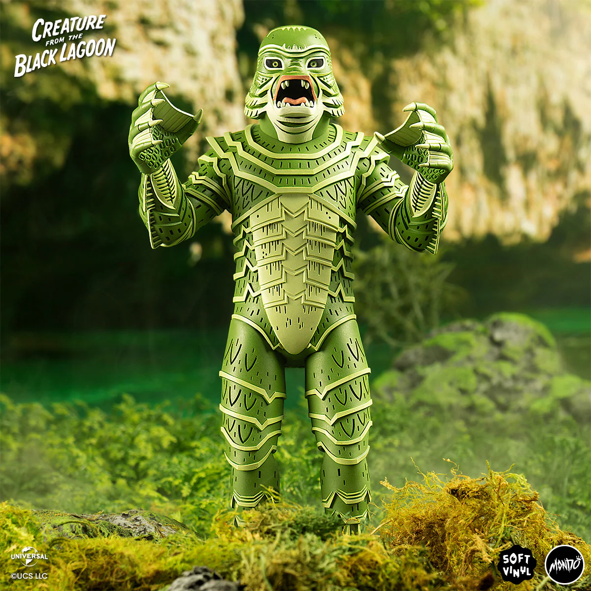 Creature From The Black Lagoon - Vinyl Designer Figure by Attack Peter - Green Timed Edition Variant - Image 4