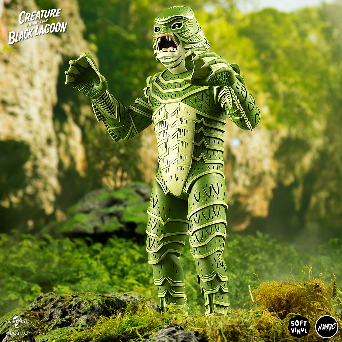 Creature From The Black Lagoon - Vinyl Designer Figure by Attack Peter - Green Timed Edition Variant - Image 6