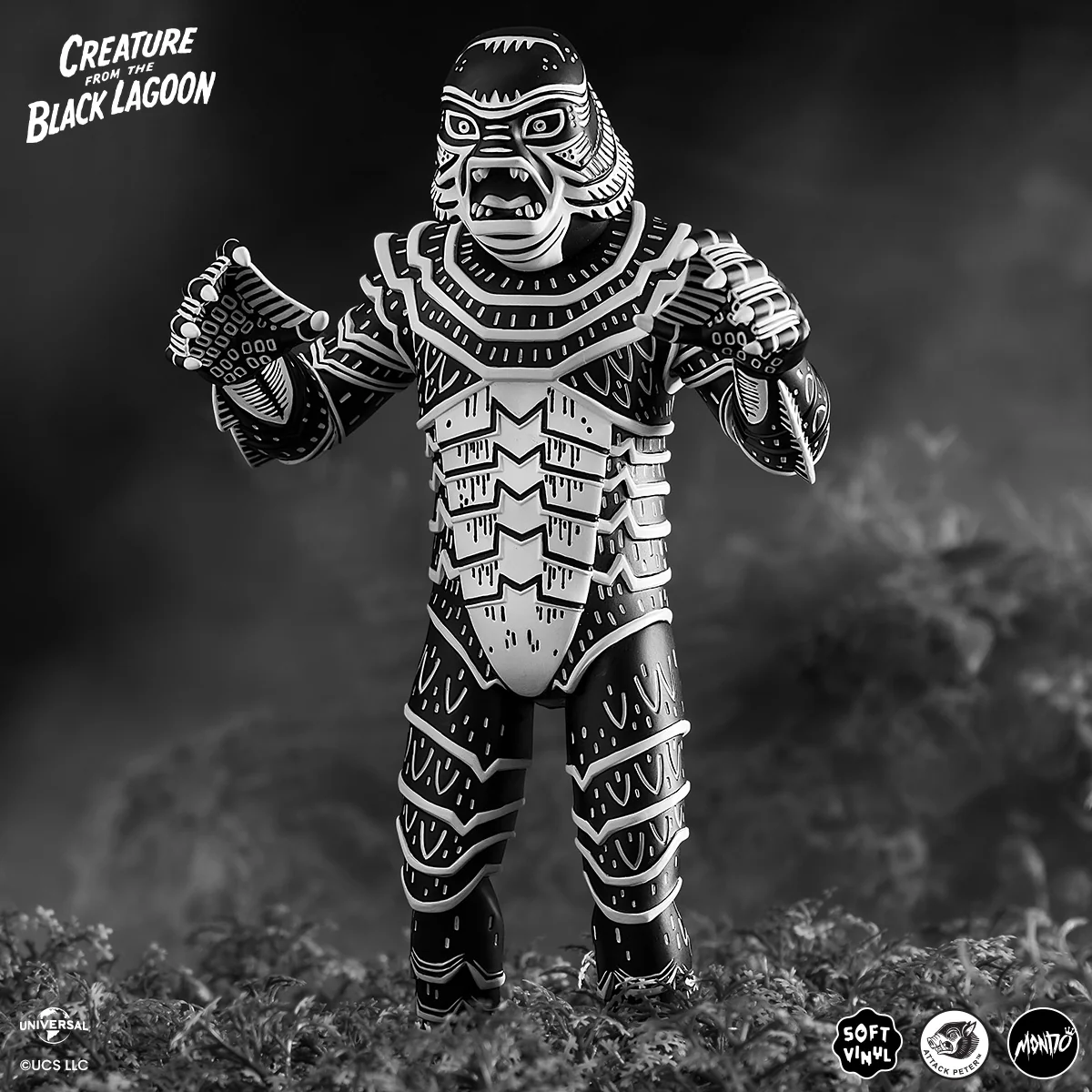 Creature From The Black Lagoon - Vinyl Designer Figure by Attack Peter - Linocut Variant - Image 10