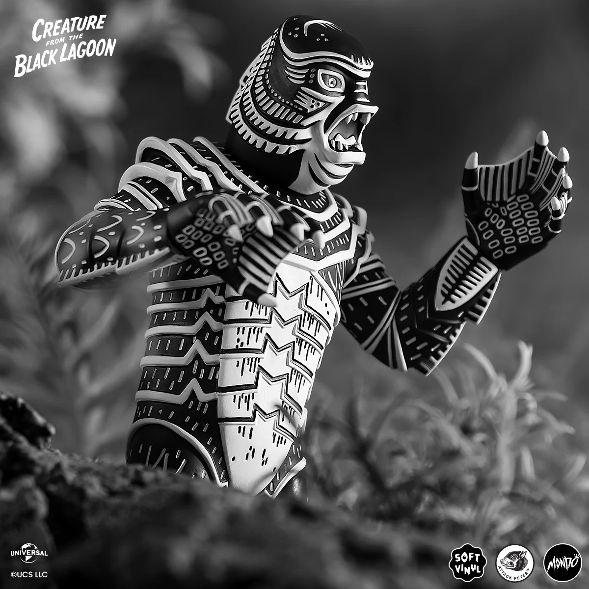 Creature From The Black Lagoon - Vinyl Designer Figure by Attack Peter - Linocut Variant - Image 6
