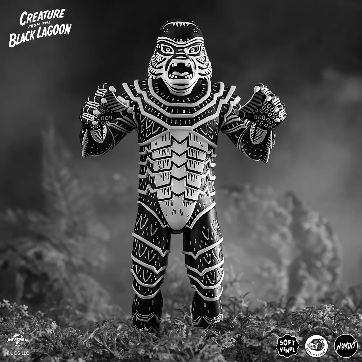 Creature From The Black Lagoon - Vinyl Designer Figure by Attack Peter - Linocut Variant - Image 7
