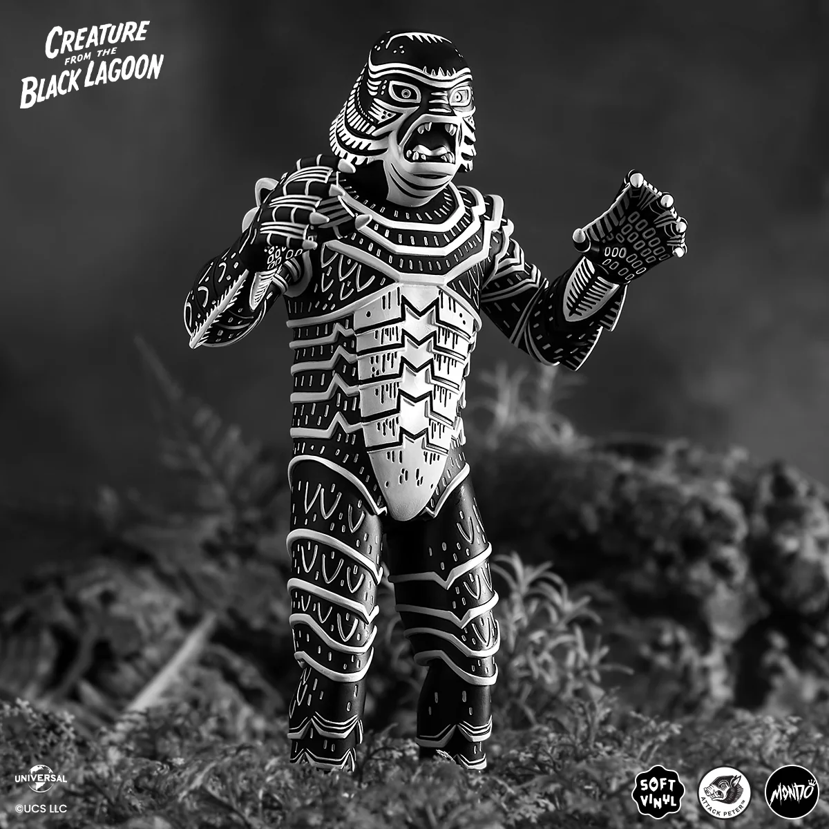 Creature From The Black Lagoon - Vinyl Designer Figure by Attack Peter - Linocut Variant - Image 8