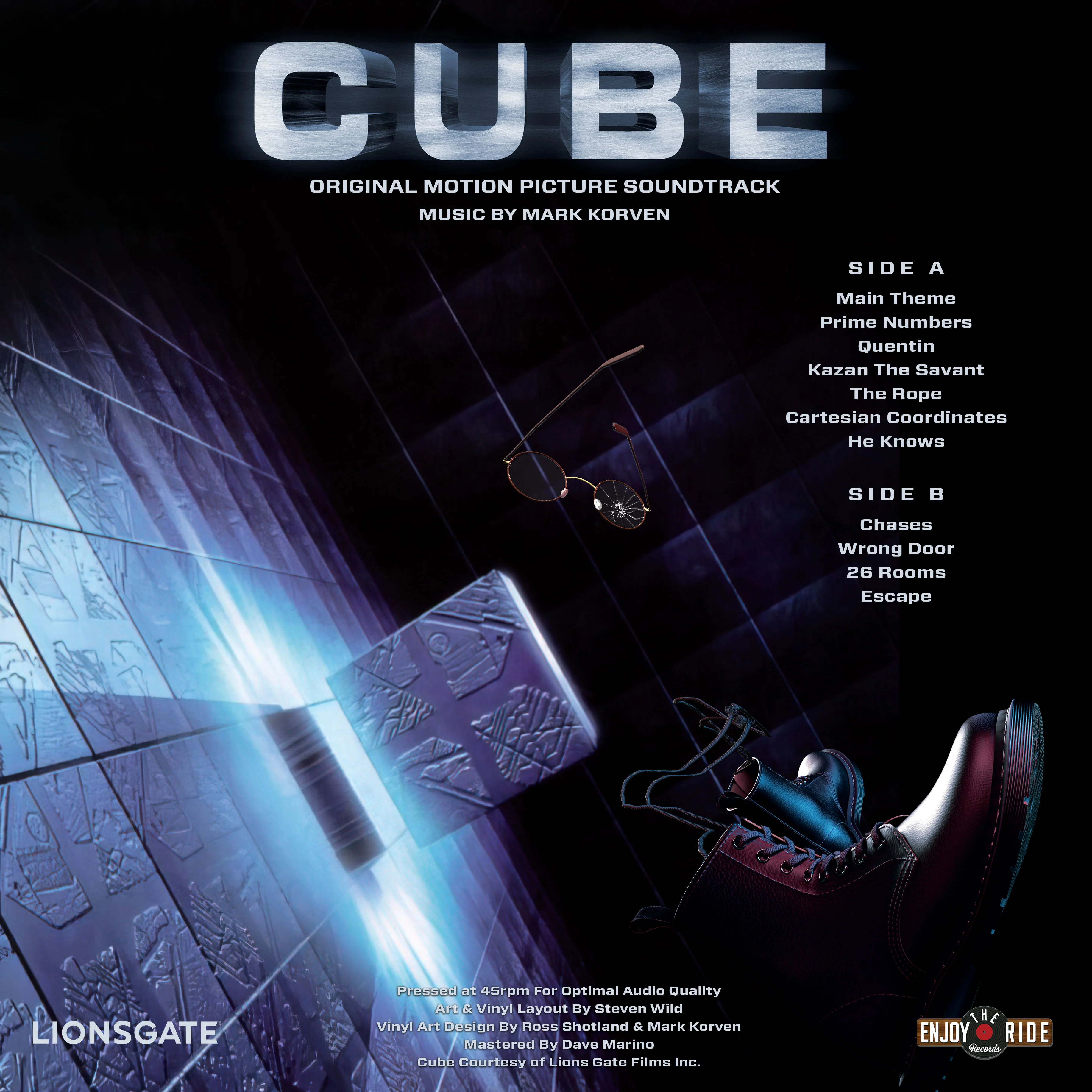 Cube - Original Motion Picture Soundtrack LP - Image 3