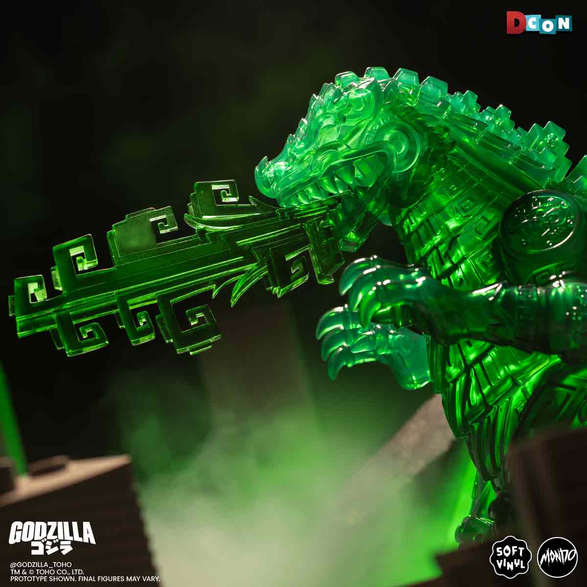 Godzilla - Vinyl Designer Figure by Urban Aztec - Jade Variant - Image 10