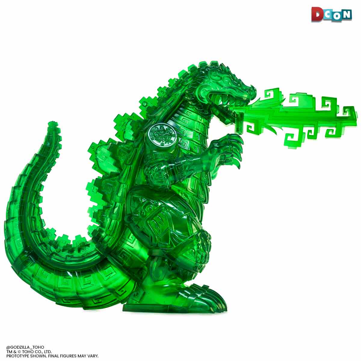 Godzilla - Vinyl Designer Figure by Urban Aztec - Jade Variant - Image 12