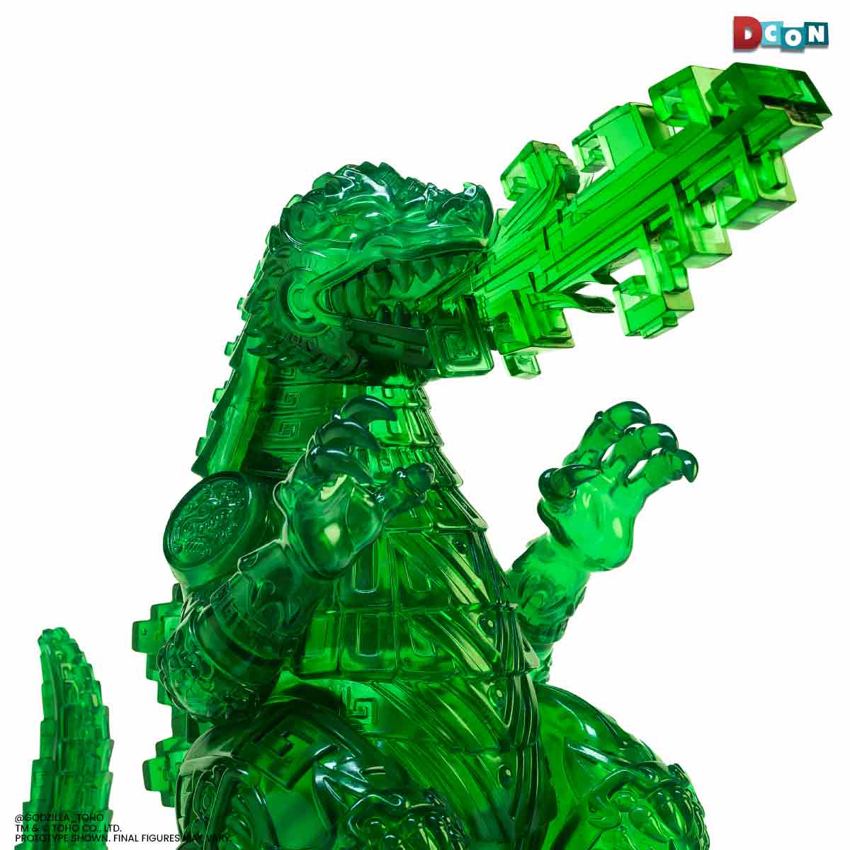 Godzilla - Vinyl Designer Figure by Urban Aztec - Jade Variant - Image 13