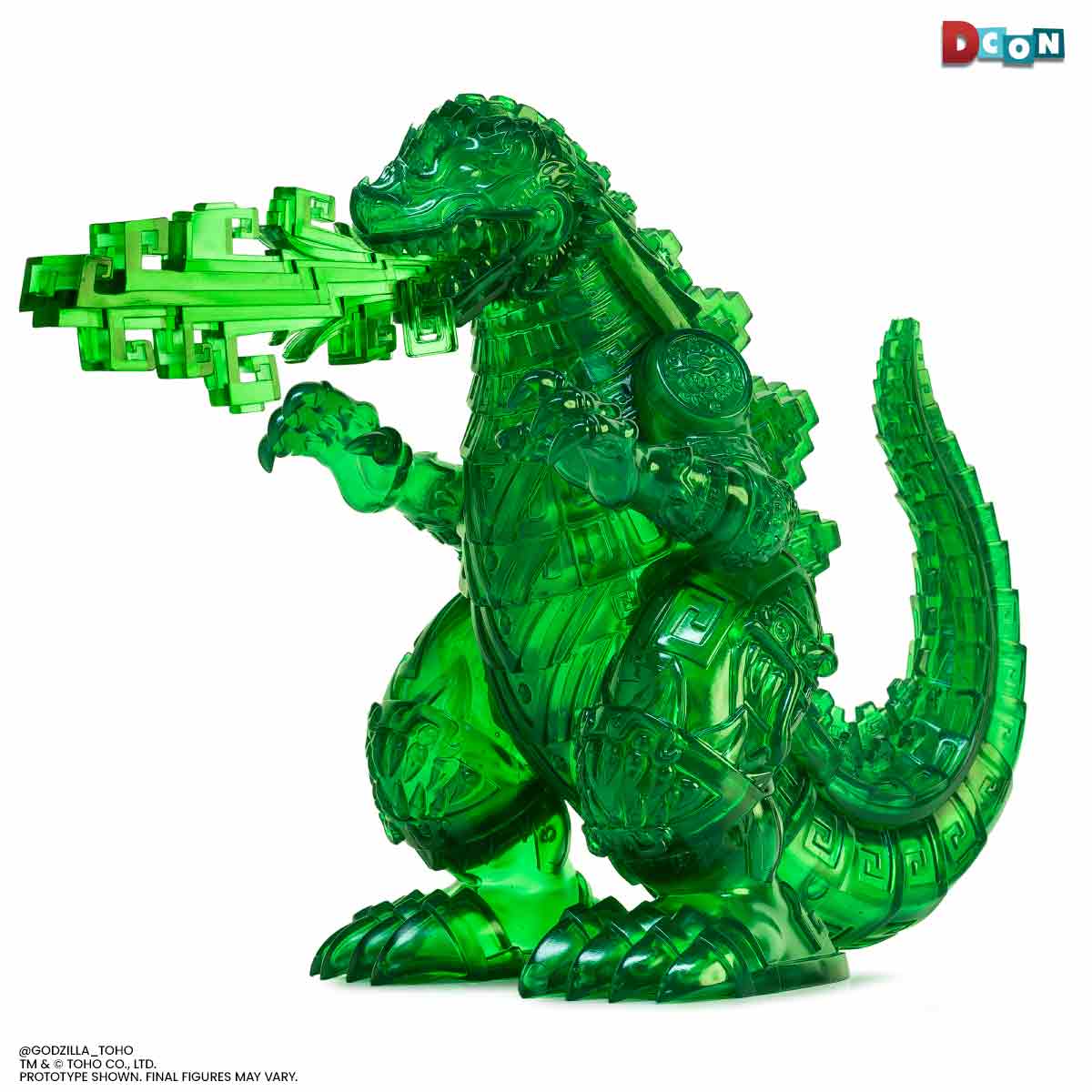 Godzilla - Vinyl Designer Figure by Urban Aztec - Jade Variant - Image 14