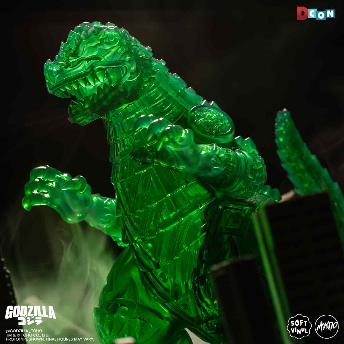 Godzilla - Vinyl Designer Figure by Urban Aztec - Jade Variant - Image 4