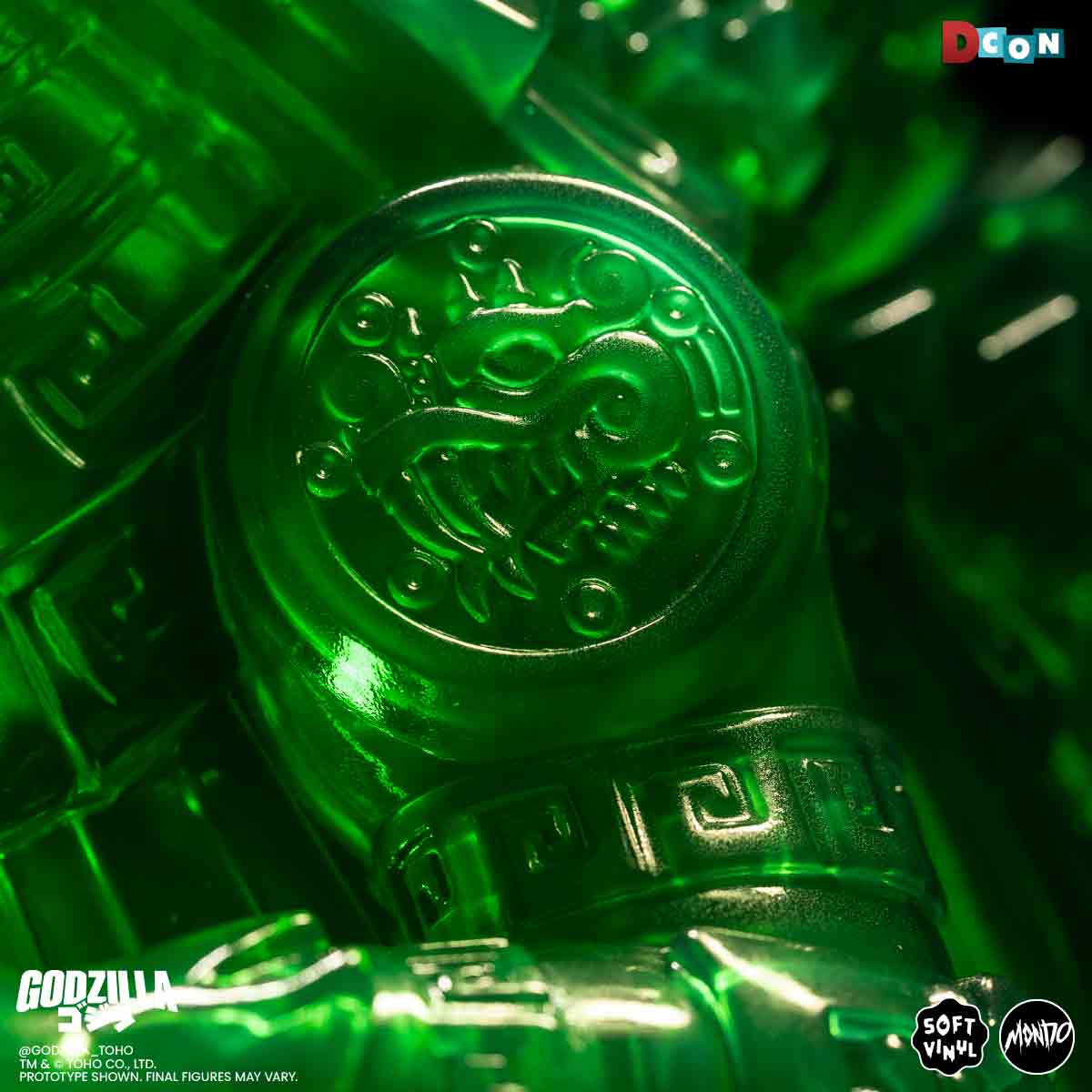 Godzilla - Vinyl Designer Figure by Urban Aztec - Jade Variant - Image 7
