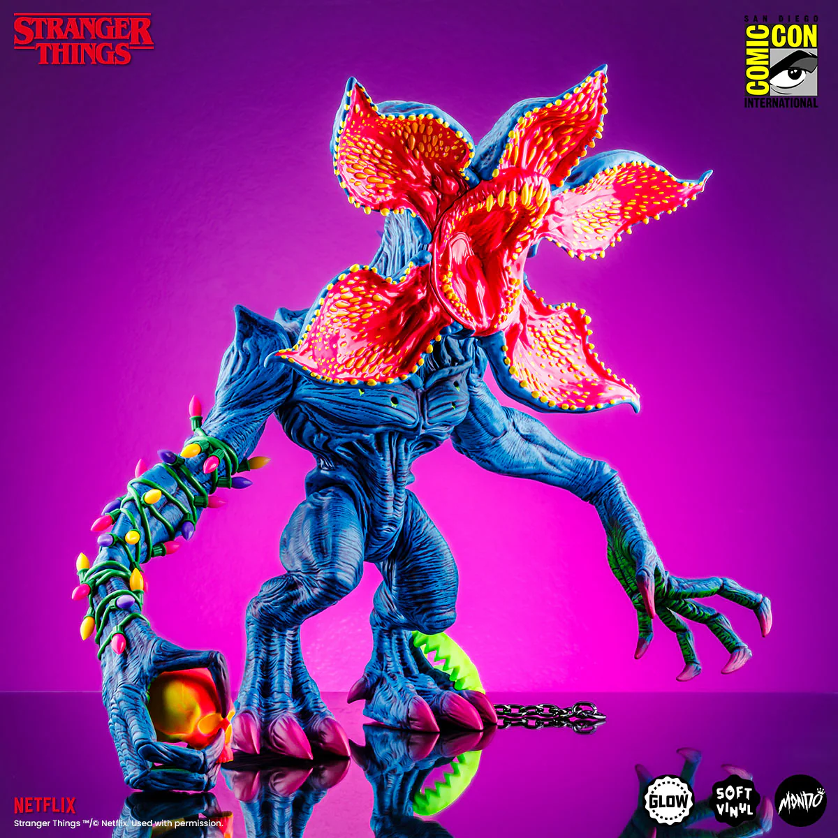Demogorgon - Vinyl Designer Figure by James Groman - 80's Fever Variant - Image 10