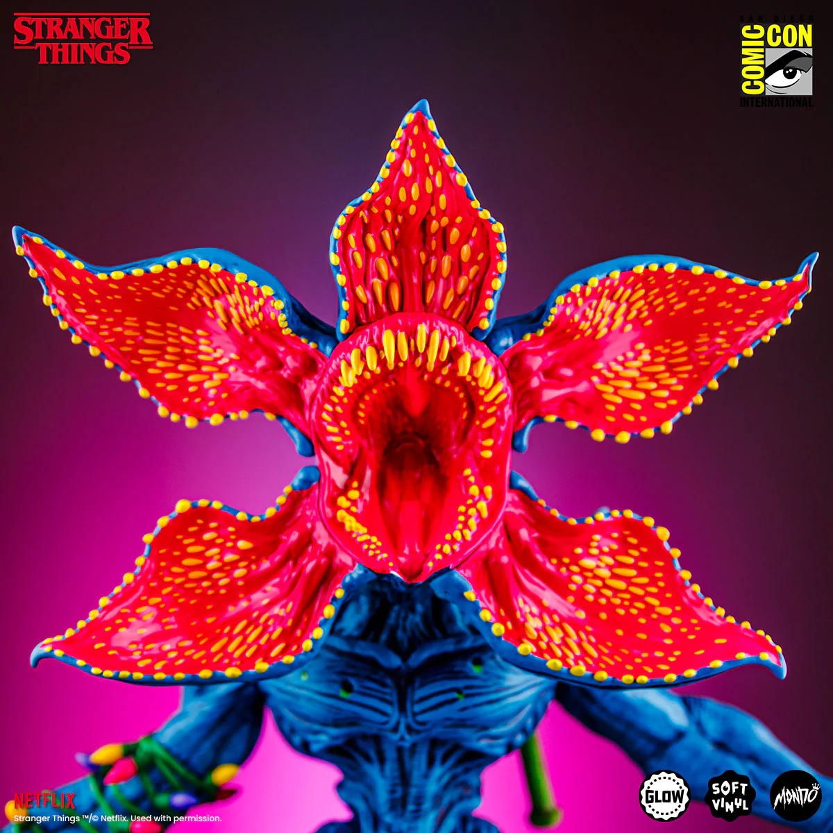 Demogorgon - Vinyl Designer Figure by James Groman - 80's Fever Variant - Image 15