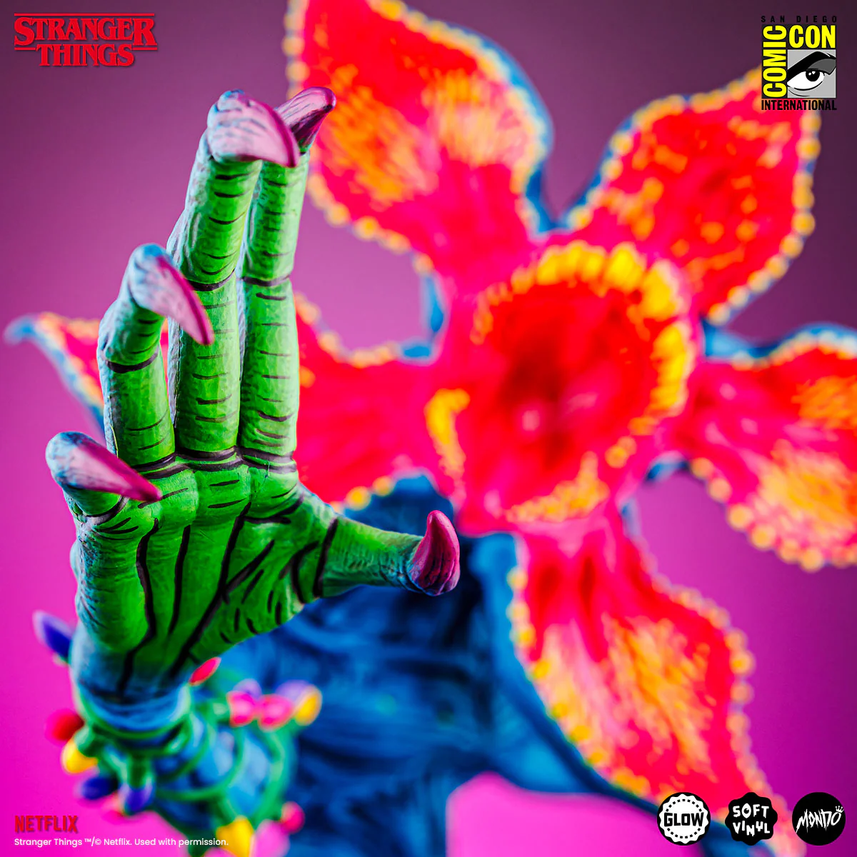 Demogorgon - Vinyl Designer Figure by James Groman - 80's Fever Variant - Image 16