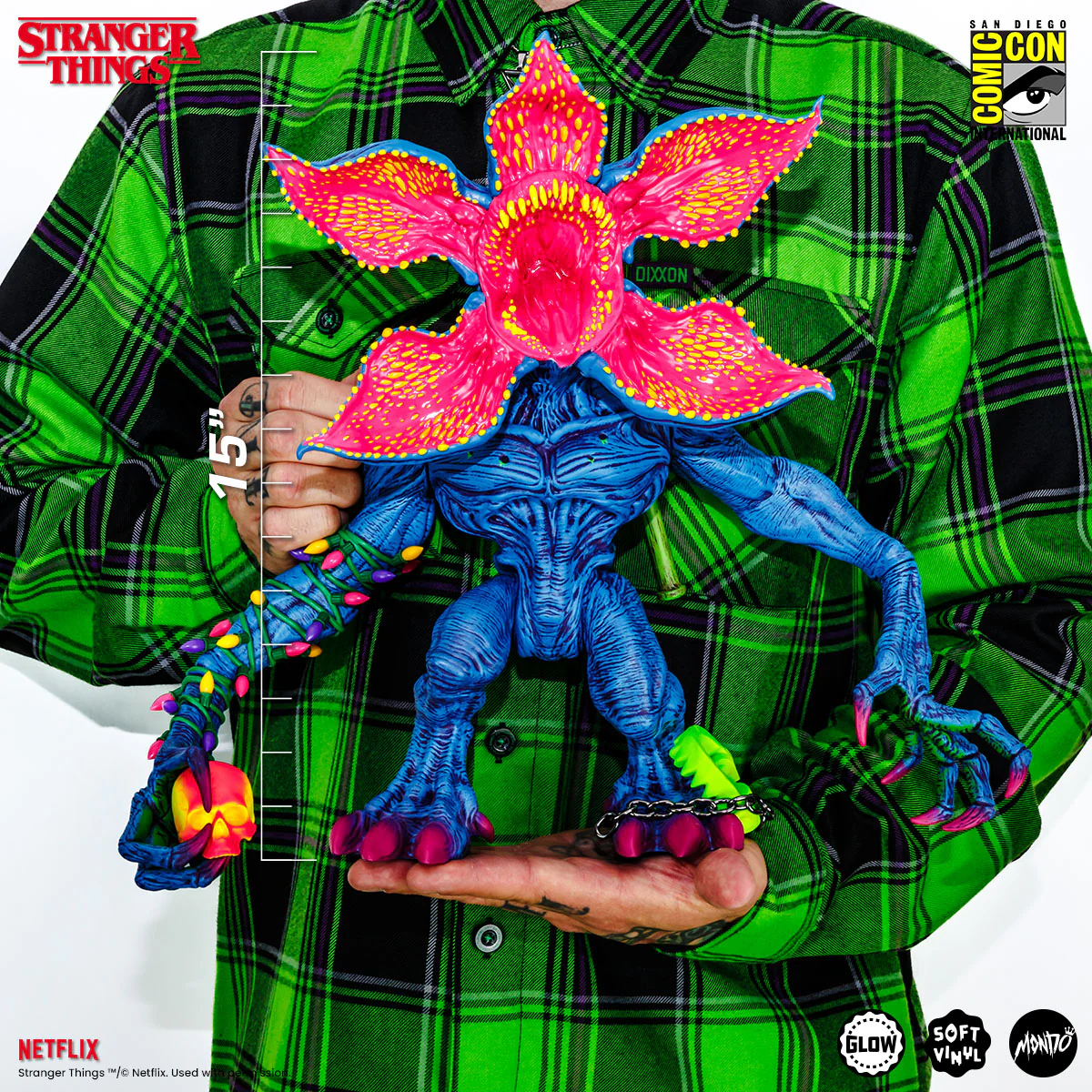 Demogorgon - Vinyl Designer Figure by James Groman - 80's Fever Variant - Image 3