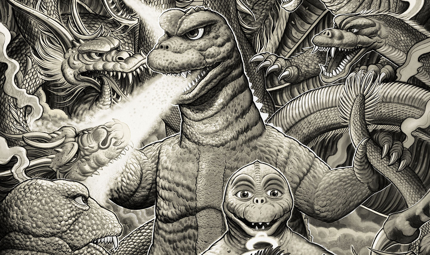 Destroy All Monsters Variant Poster - Image 2