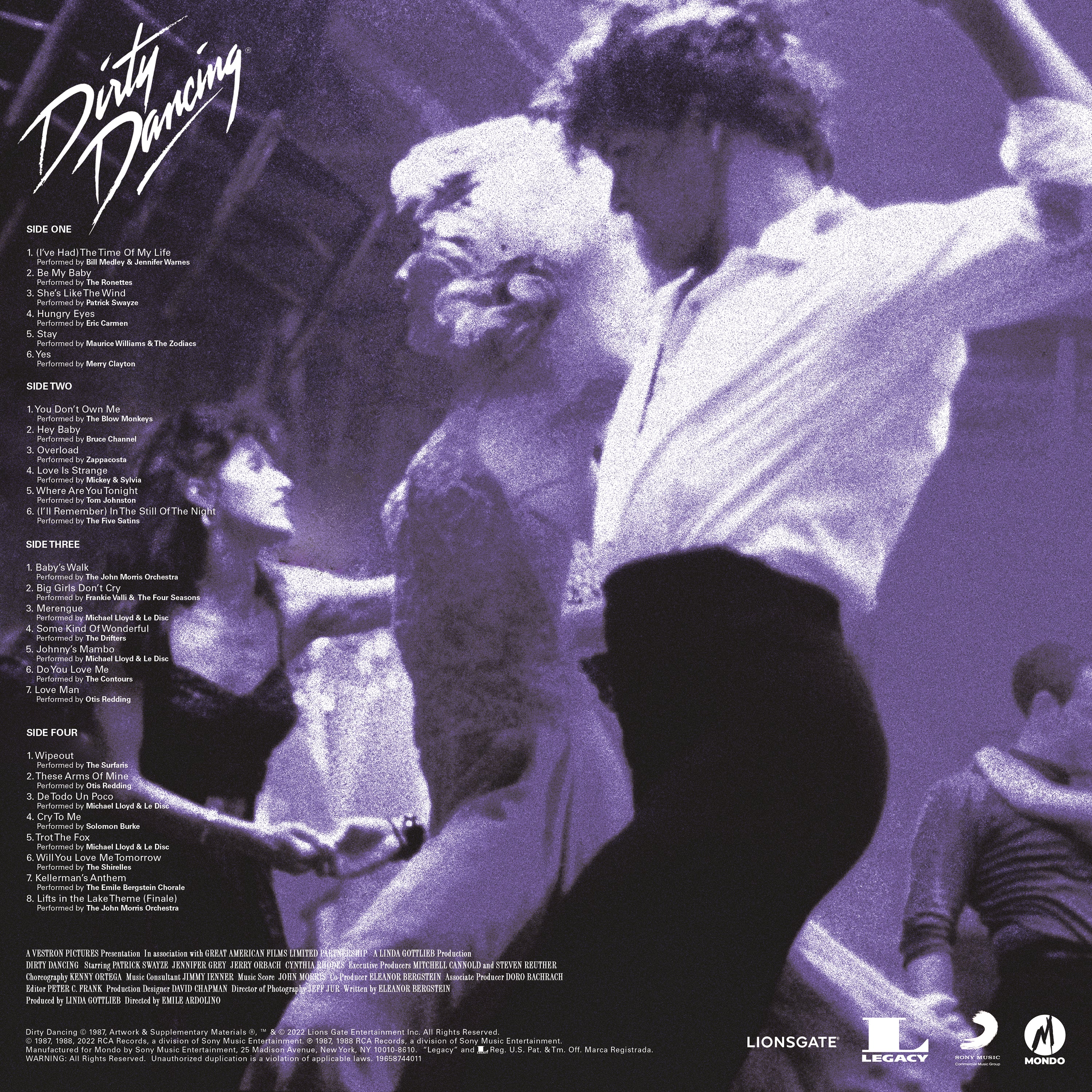 Dirty Dancing - Original Motion Picture Soundtrack 2XLP - Image 3