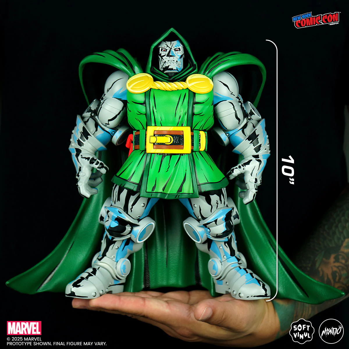 Doctor Doom Soft Vinyl Figure - Comic Deco Variant - Image 3