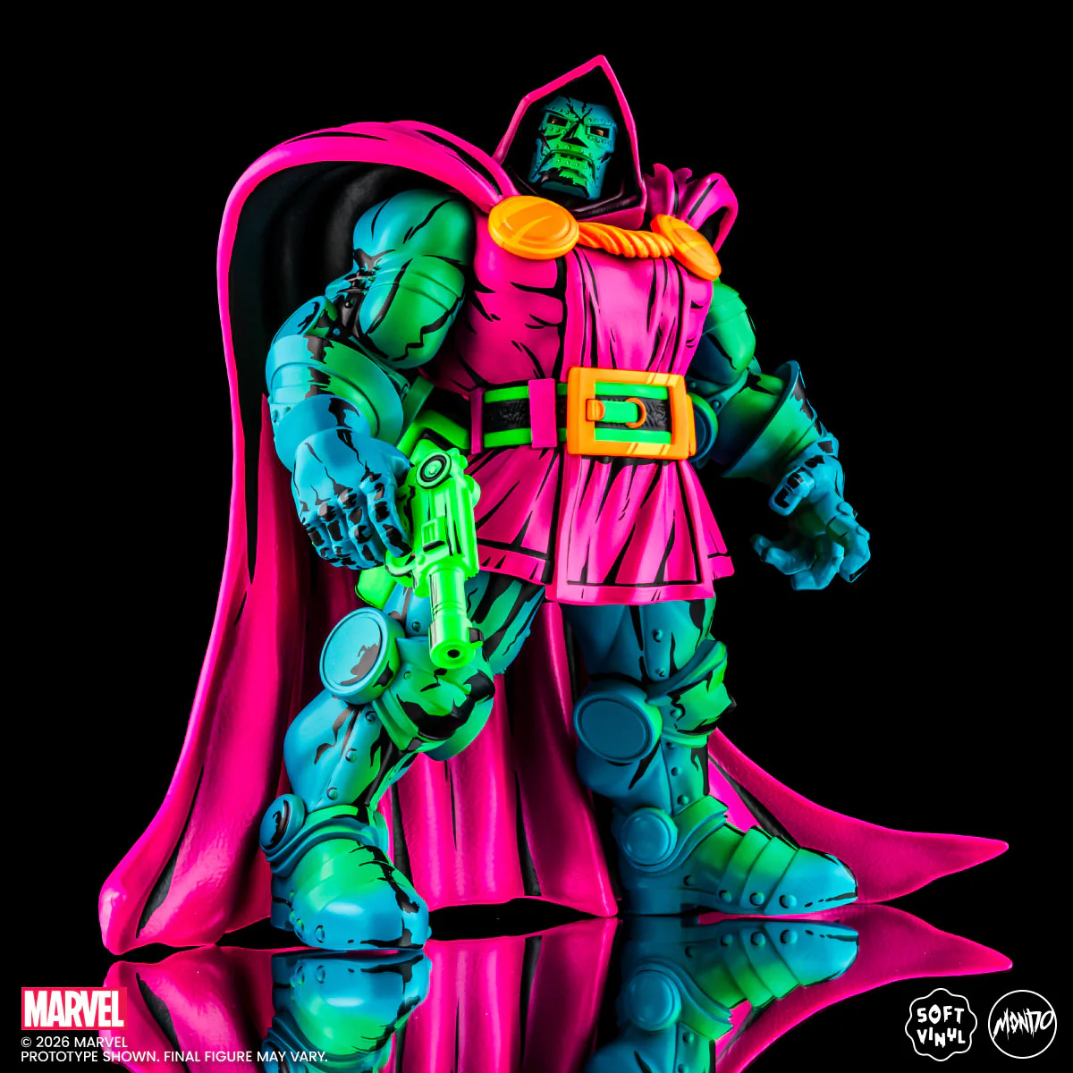 Doctor Doom Soft Vinyl Figure - Psychedelic Variant - Image 13