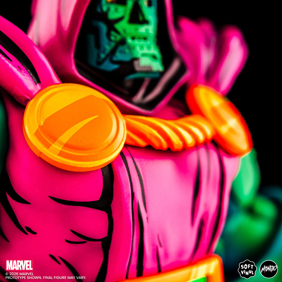 Doctor Doom Soft Vinyl Figure - Psychedelic Variant - Image 16