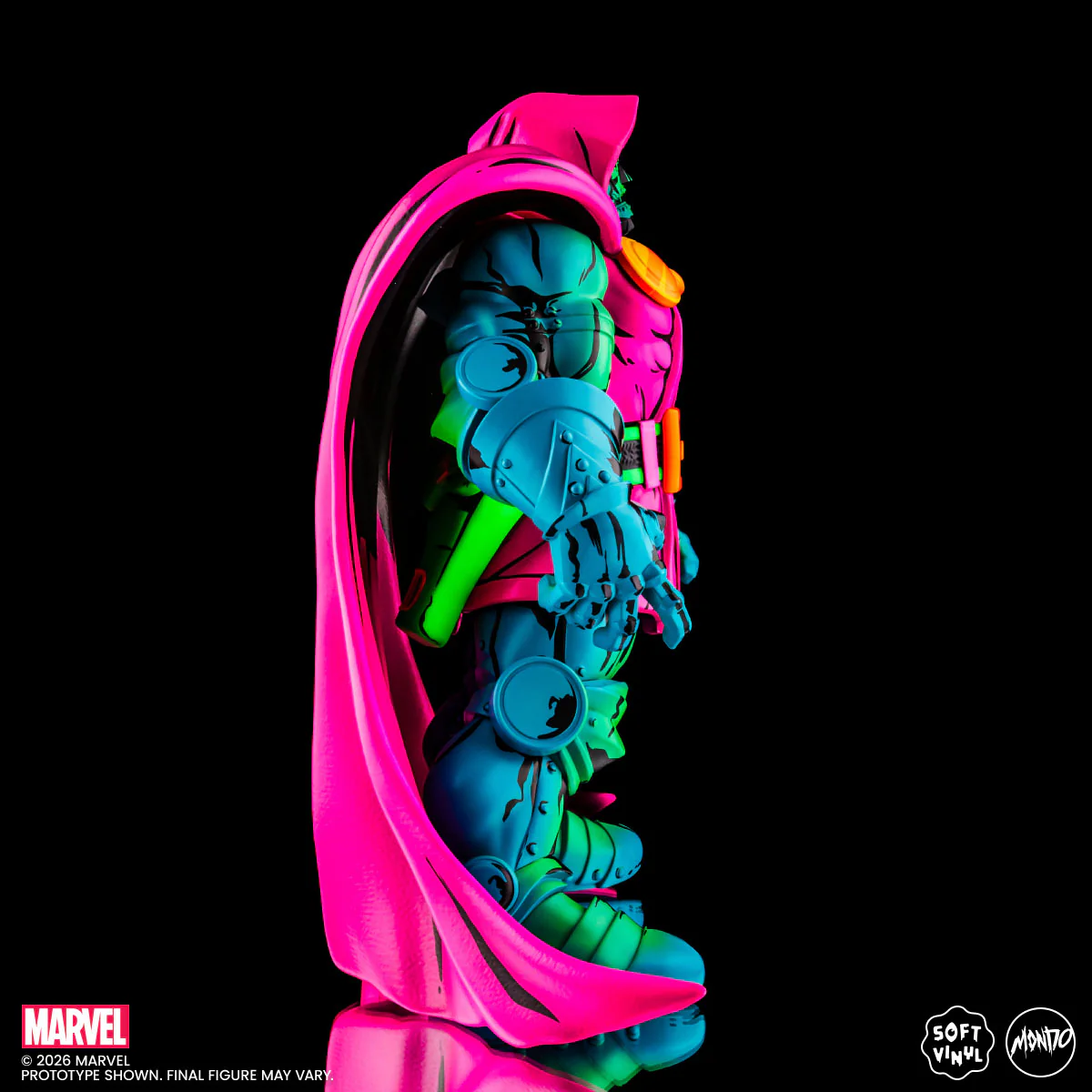 Doctor Doom Soft Vinyl Figure - Psychedelic Variant - Image 18
