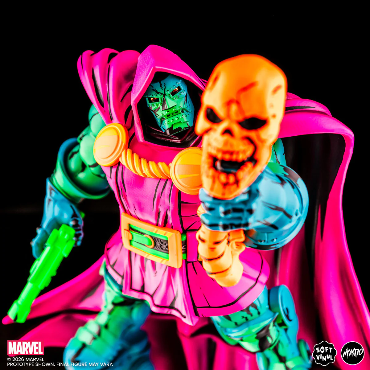 Doctor Doom Soft Vinyl Figure - Psychedelic Variant - Image 19