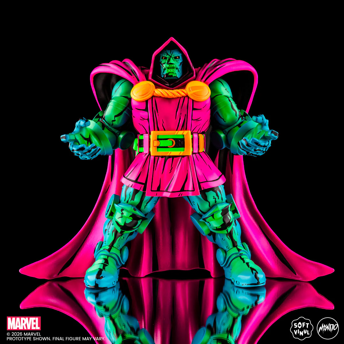 Doctor Doom Soft Vinyl Figure - Psychedelic Variant - Image 5