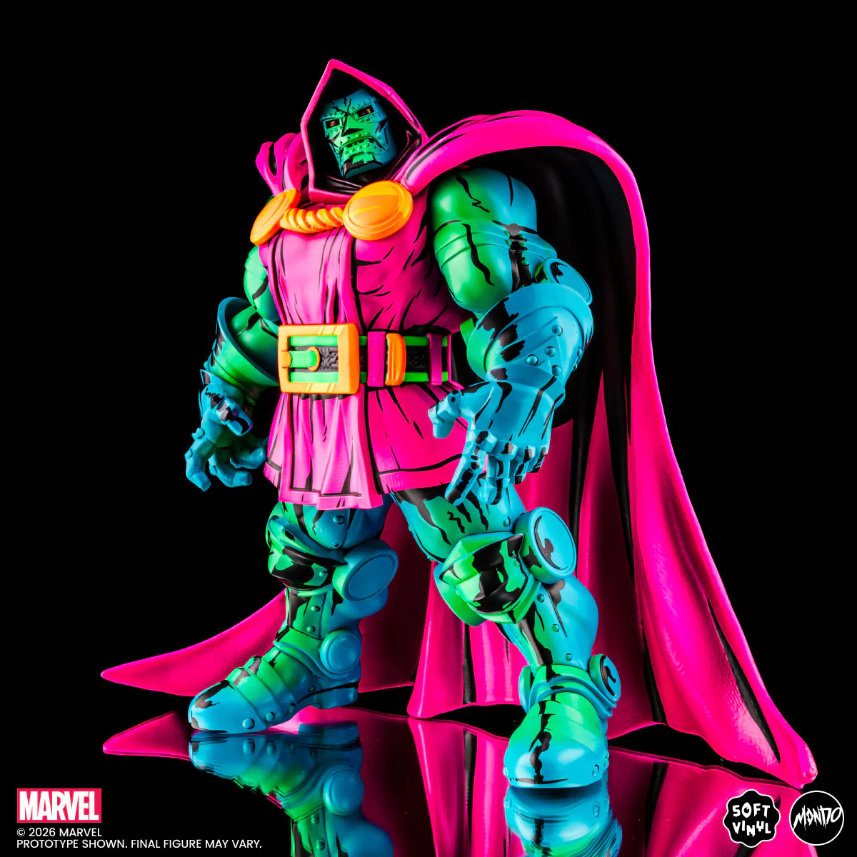 Doctor Doom Soft Vinyl Figure - Psychedelic Variant - Image 6