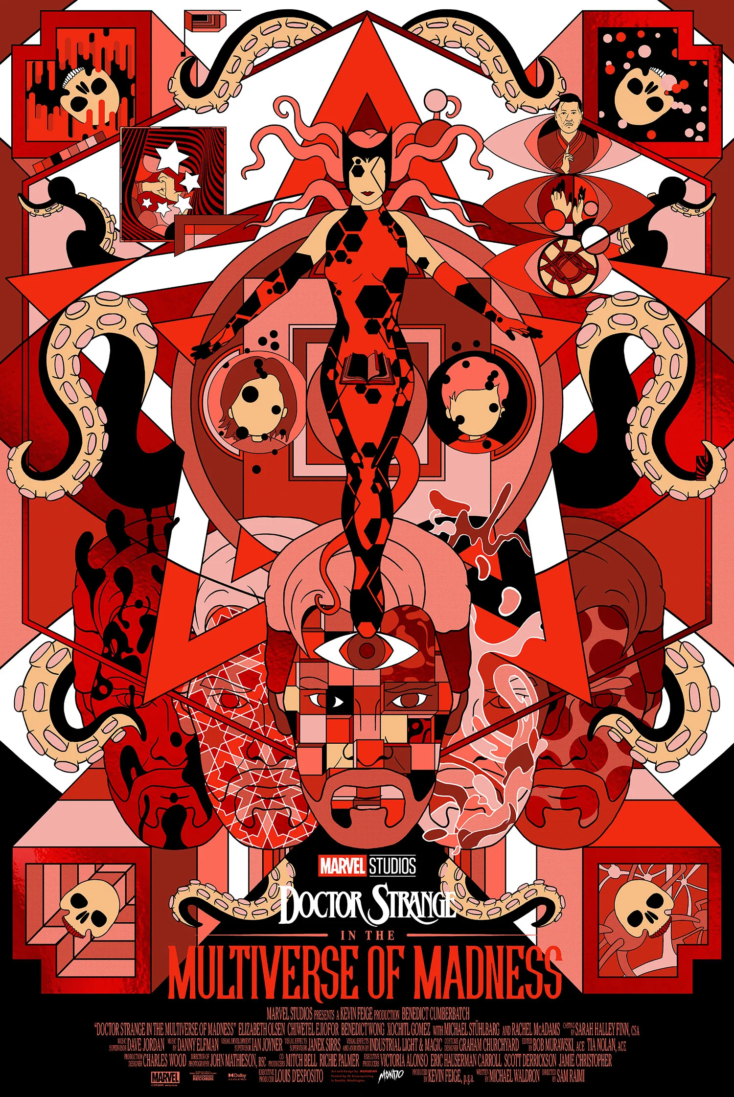Doctor Strange in the Multiverse of Madness (Red Foil Variant) Poster