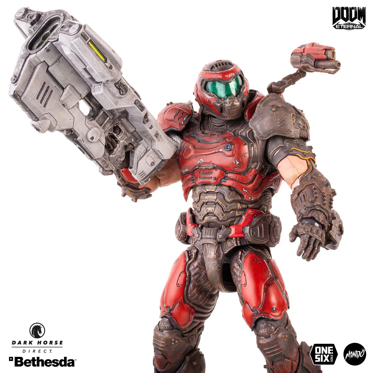 DOOM Eternal - Doom Slayer ⅙ Scale Action Figure Mondo Crimson Variant - Image 13