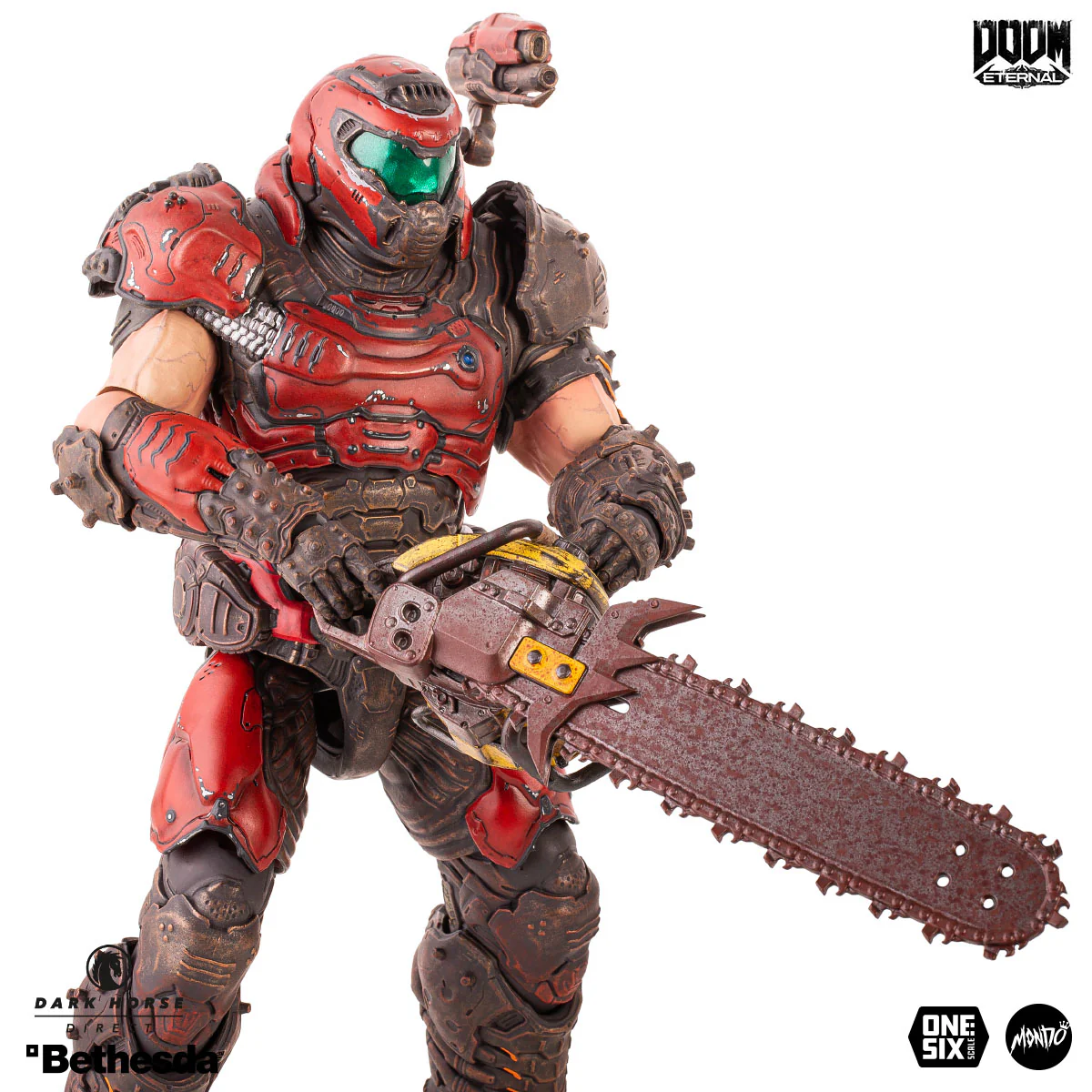 DOOM Eternal - Doom Slayer ⅙ Scale Action Figure Mondo Crimson Variant - Image 19