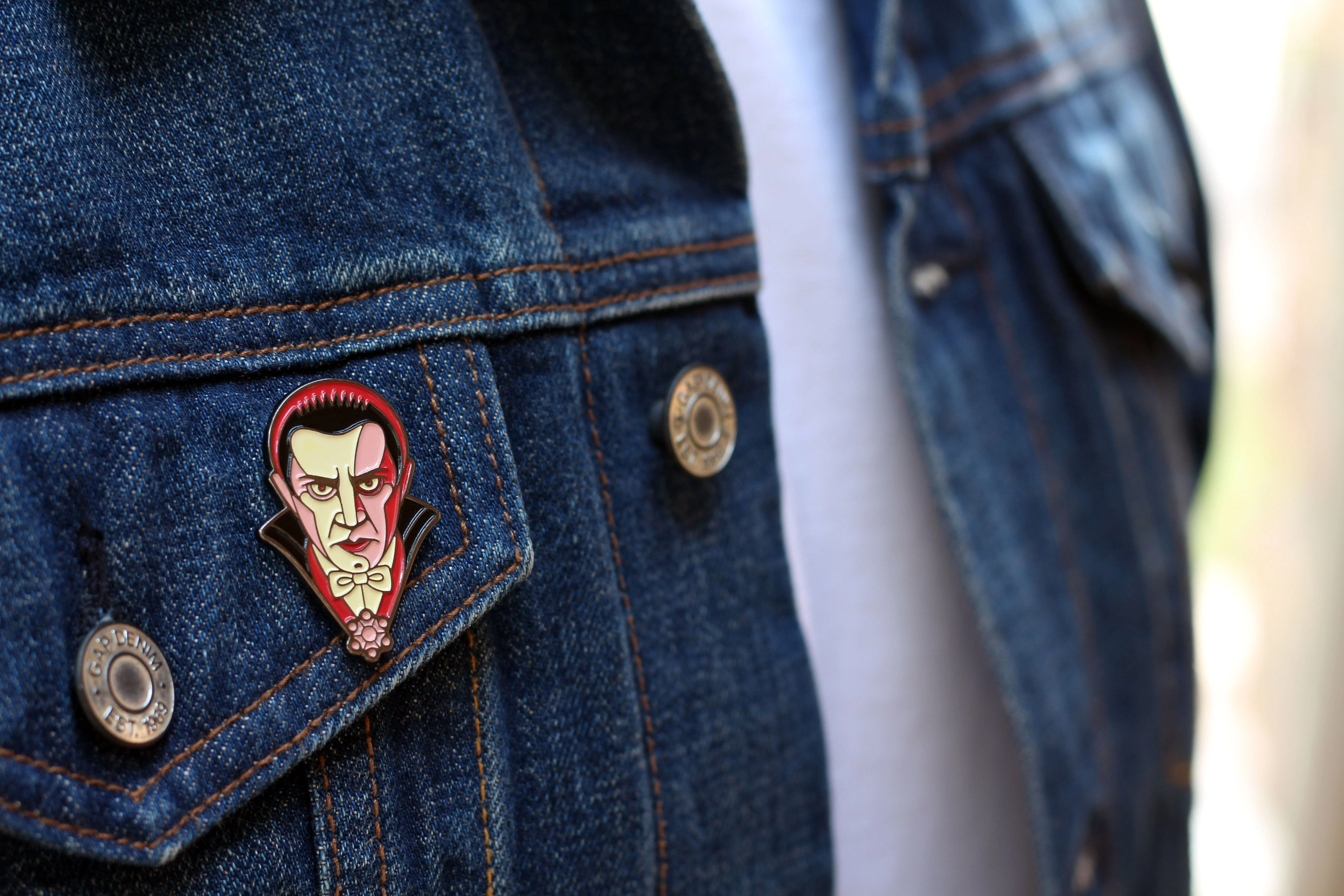 Dracula Enamel Pin - Image 3