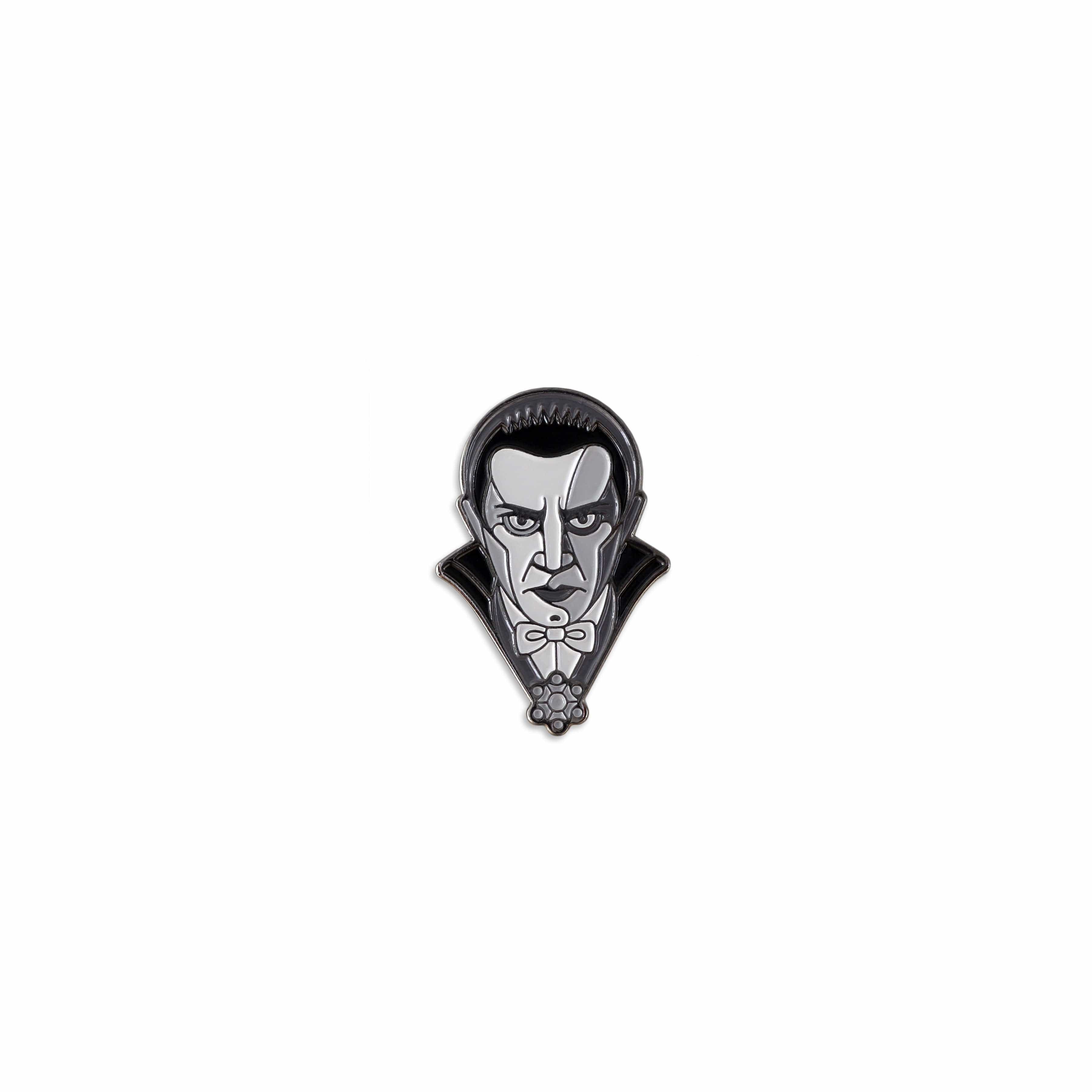 Dracula Enamel Pin (Monochrome) - Image 2