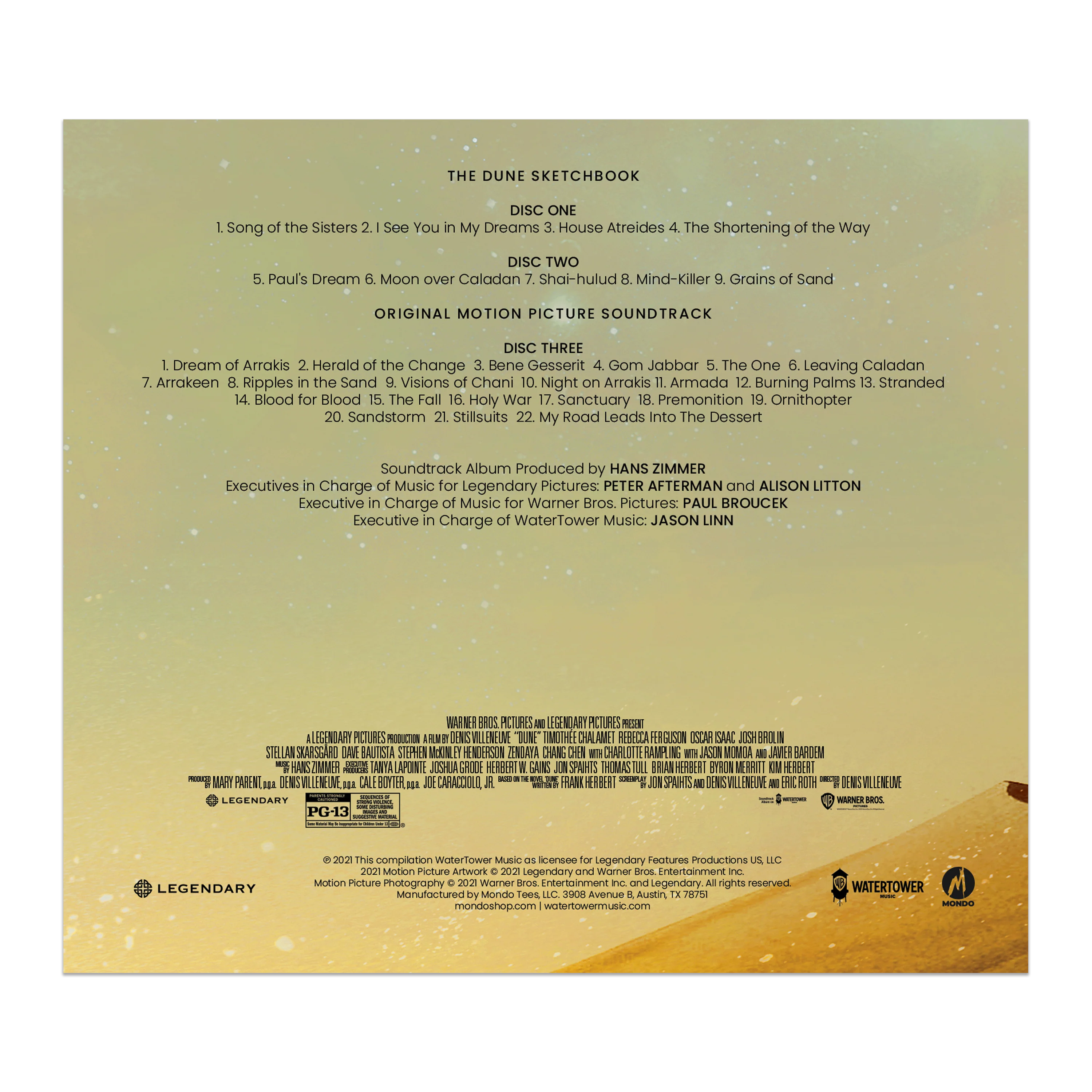 Dune - Original Motion Picture Soundtrack Deluxe Edition 3XCD - Image 4