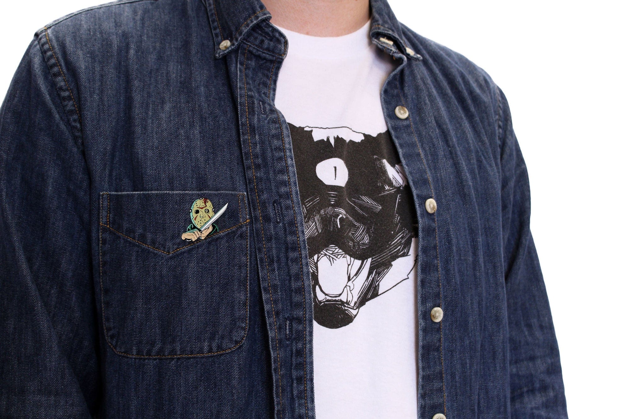 Friday the 13th Enamel Pin - Image 3