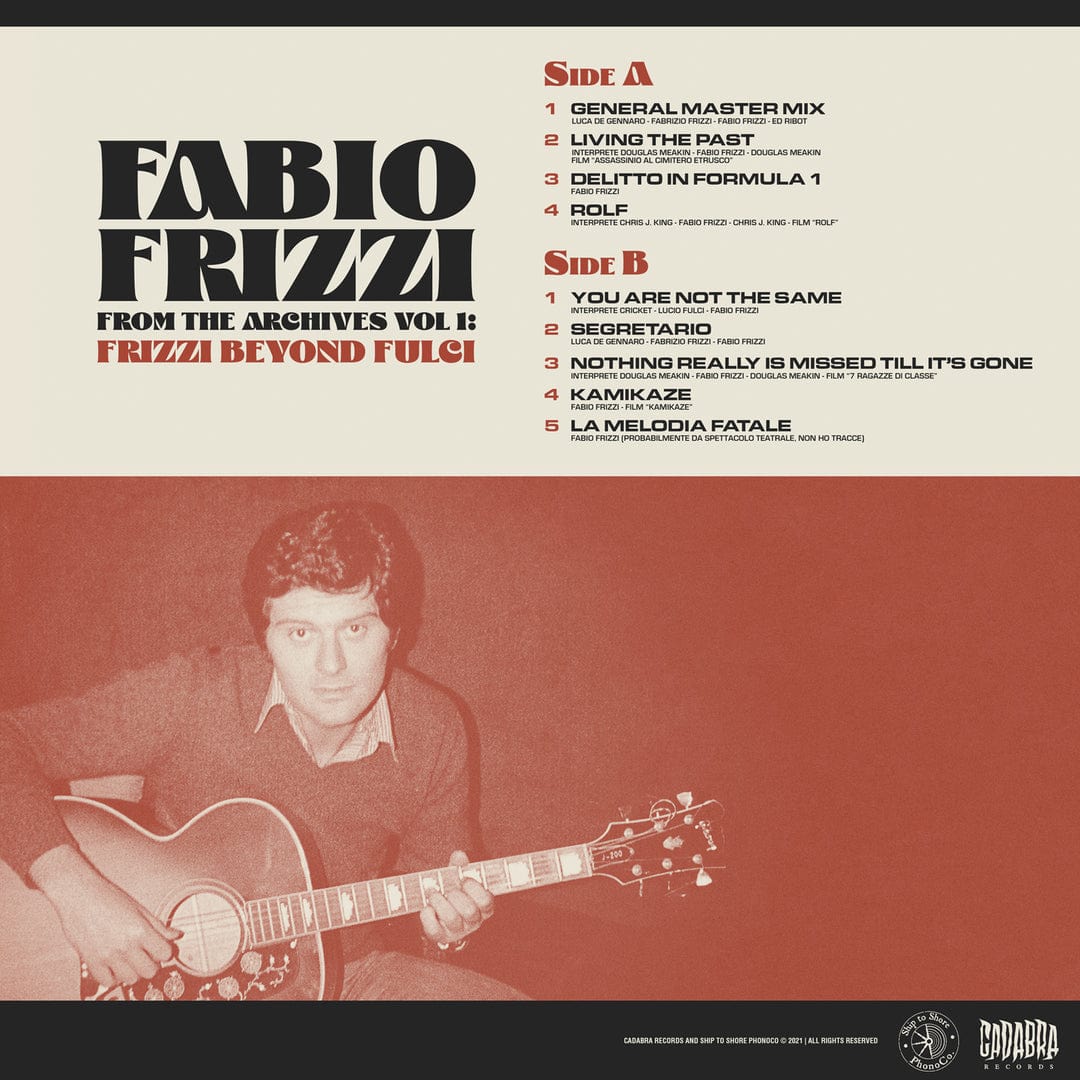 Fabio Frizzi - From the Archives Vol 1: Frizzi Beyond Fulci LP - Image 2