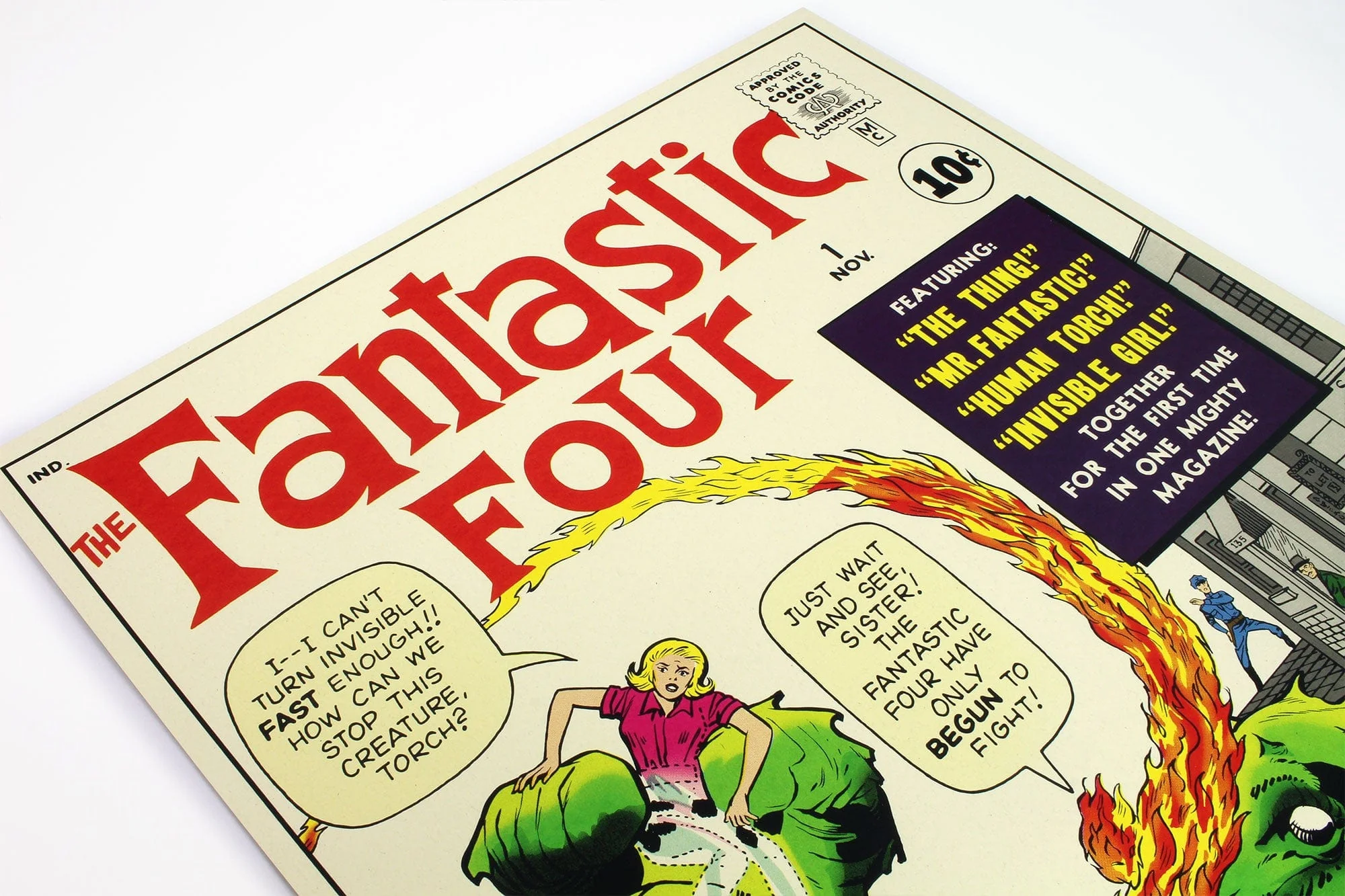 Fantastic Four #1 Screenprinted Poster - Image 3