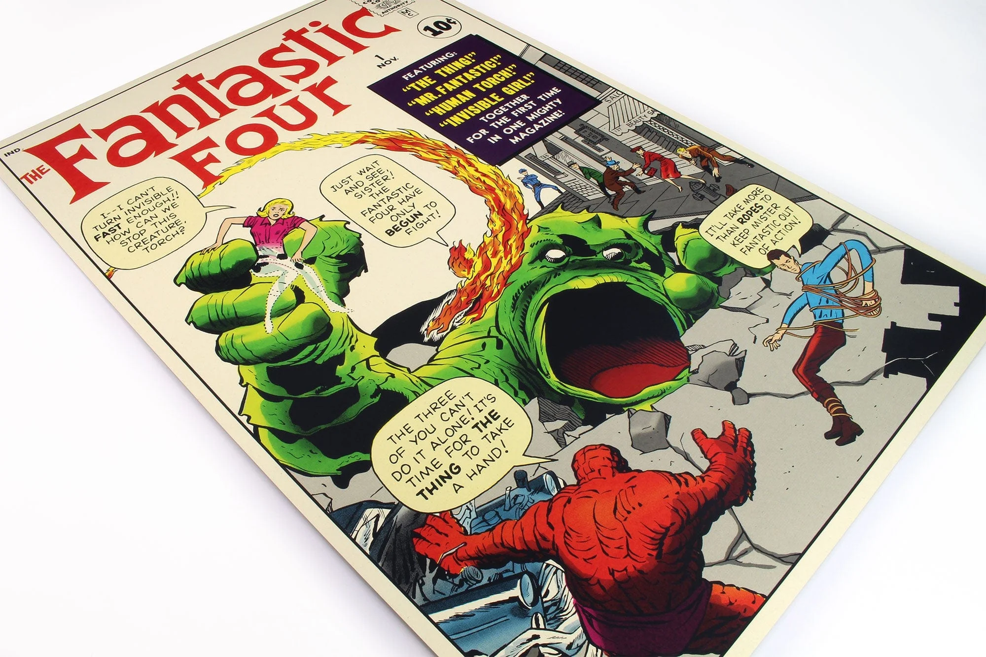 Fantastic Four #1 Screenprinted Poster - Image 4