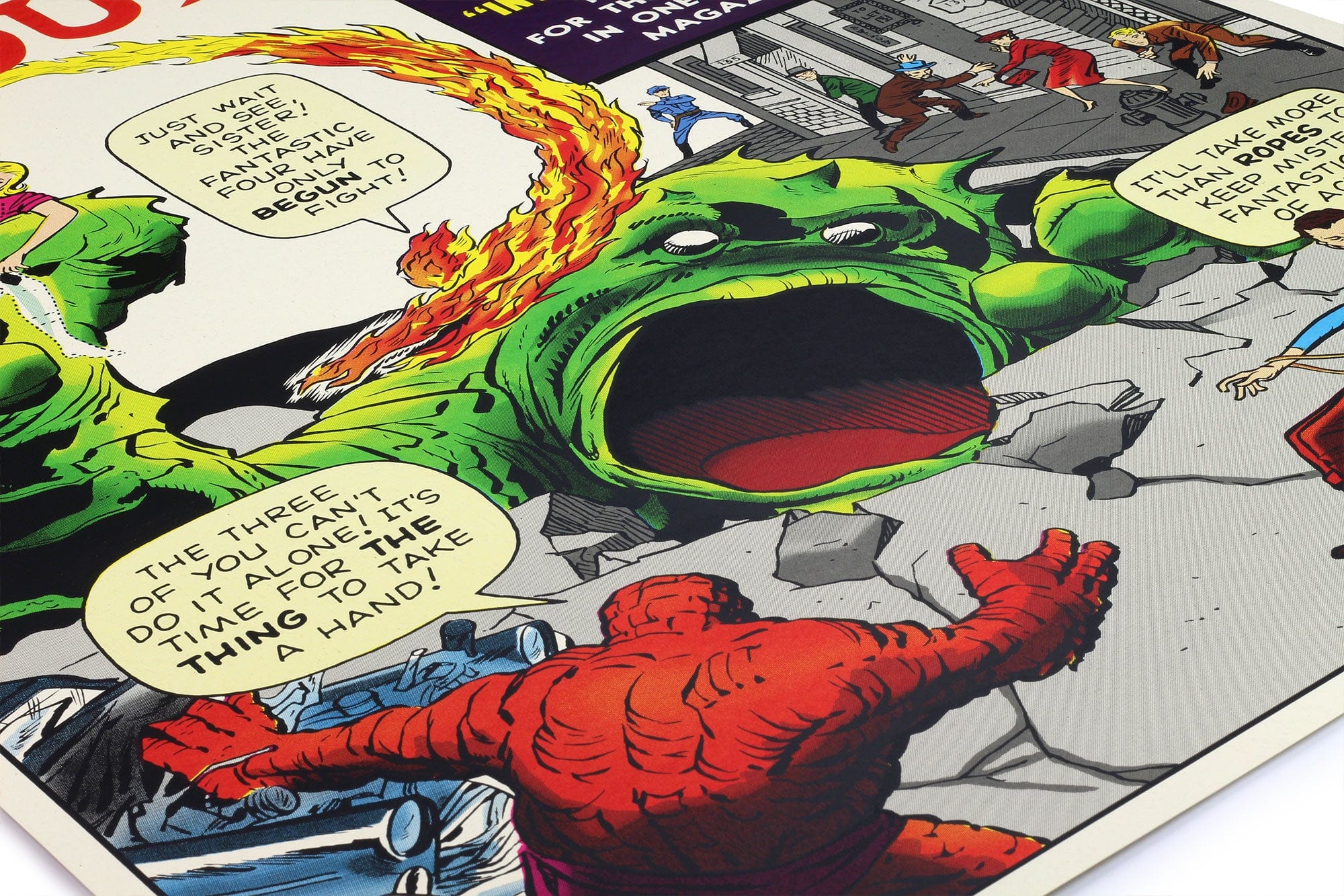 Fantastic Four #1 Screenprinted Poster - Image 5